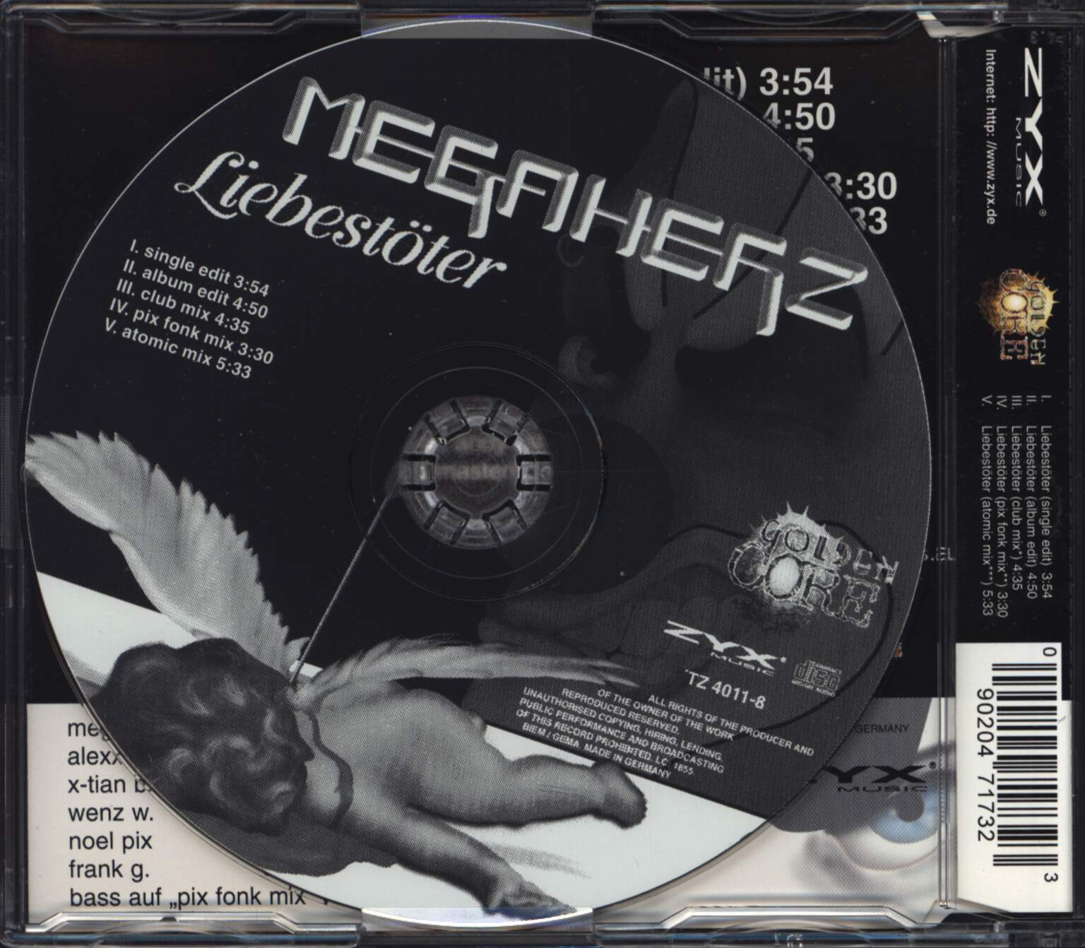 Megaherz: Liebestöter, 1×Mini CD