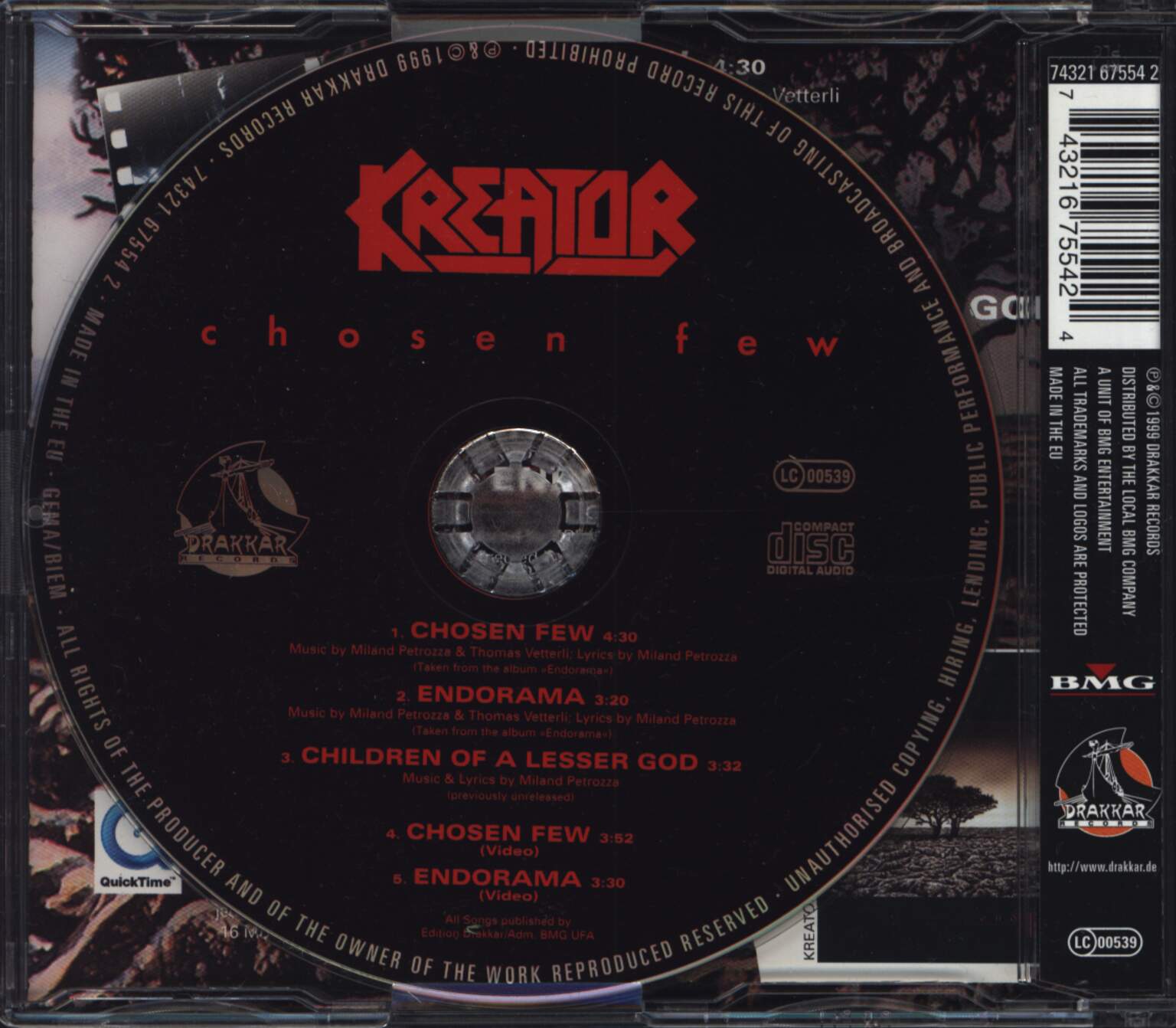 Kreator: Chosen Few, 1×Mini CD