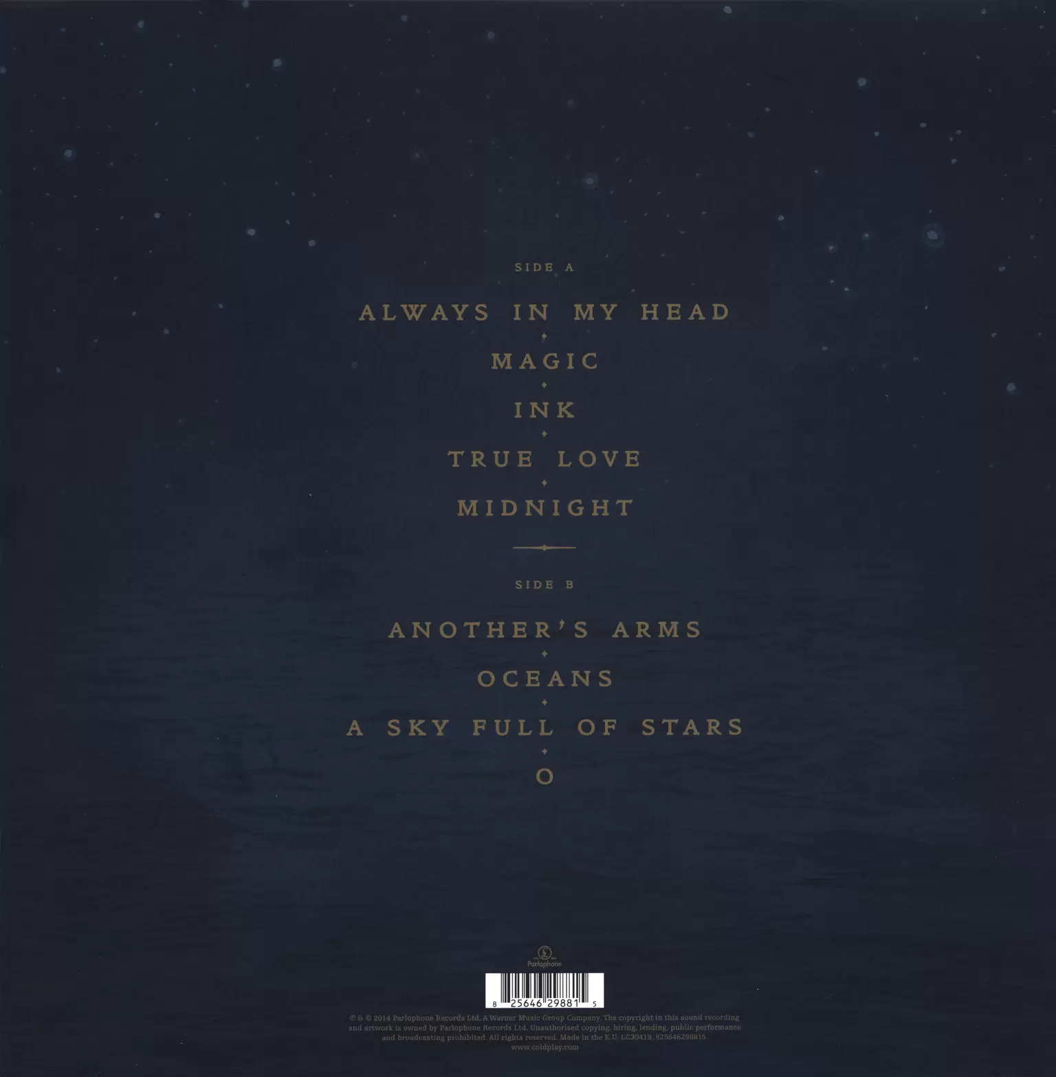 Coldplay: Ghost Stories, 1×LP (Vinyl)
