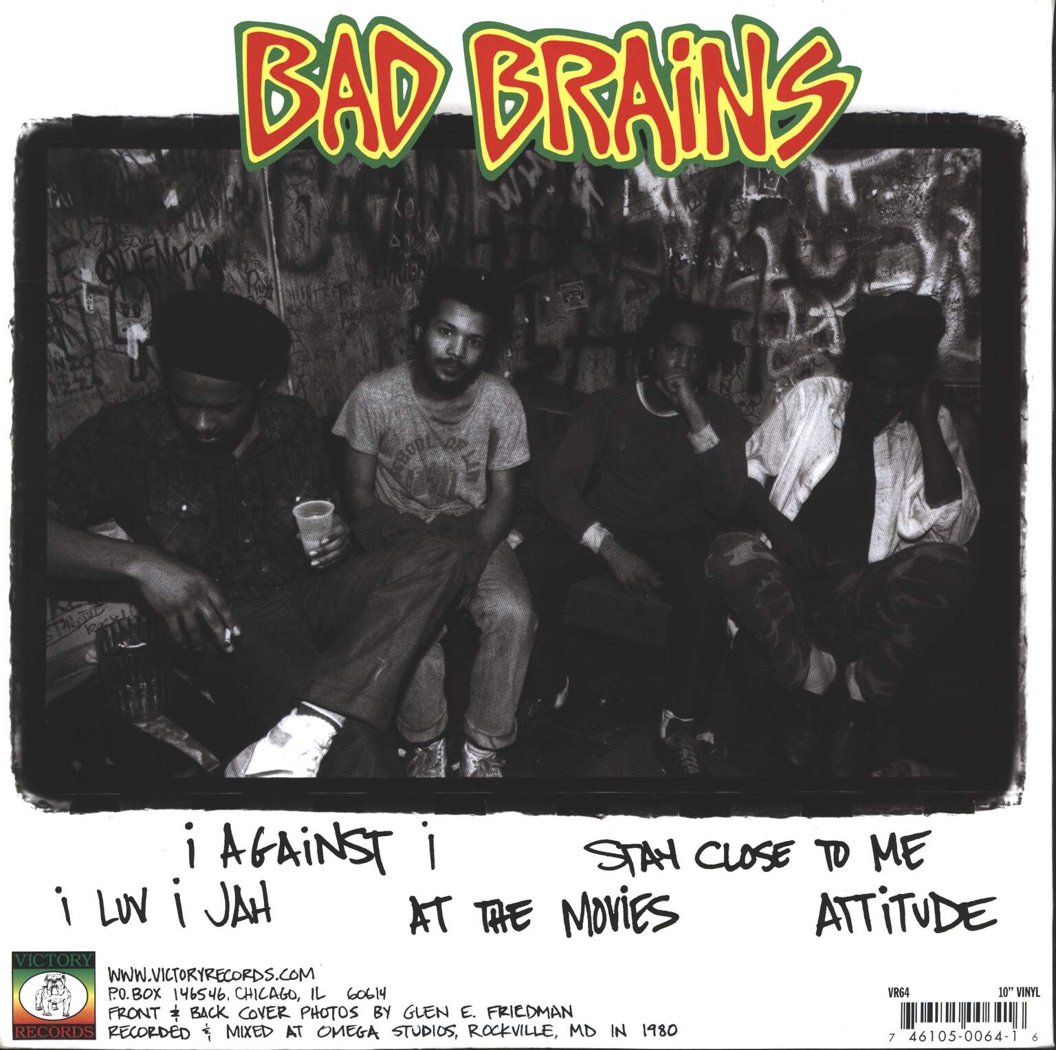 Bad Brains: Omega Sessions, 1×10" Vinyl EP