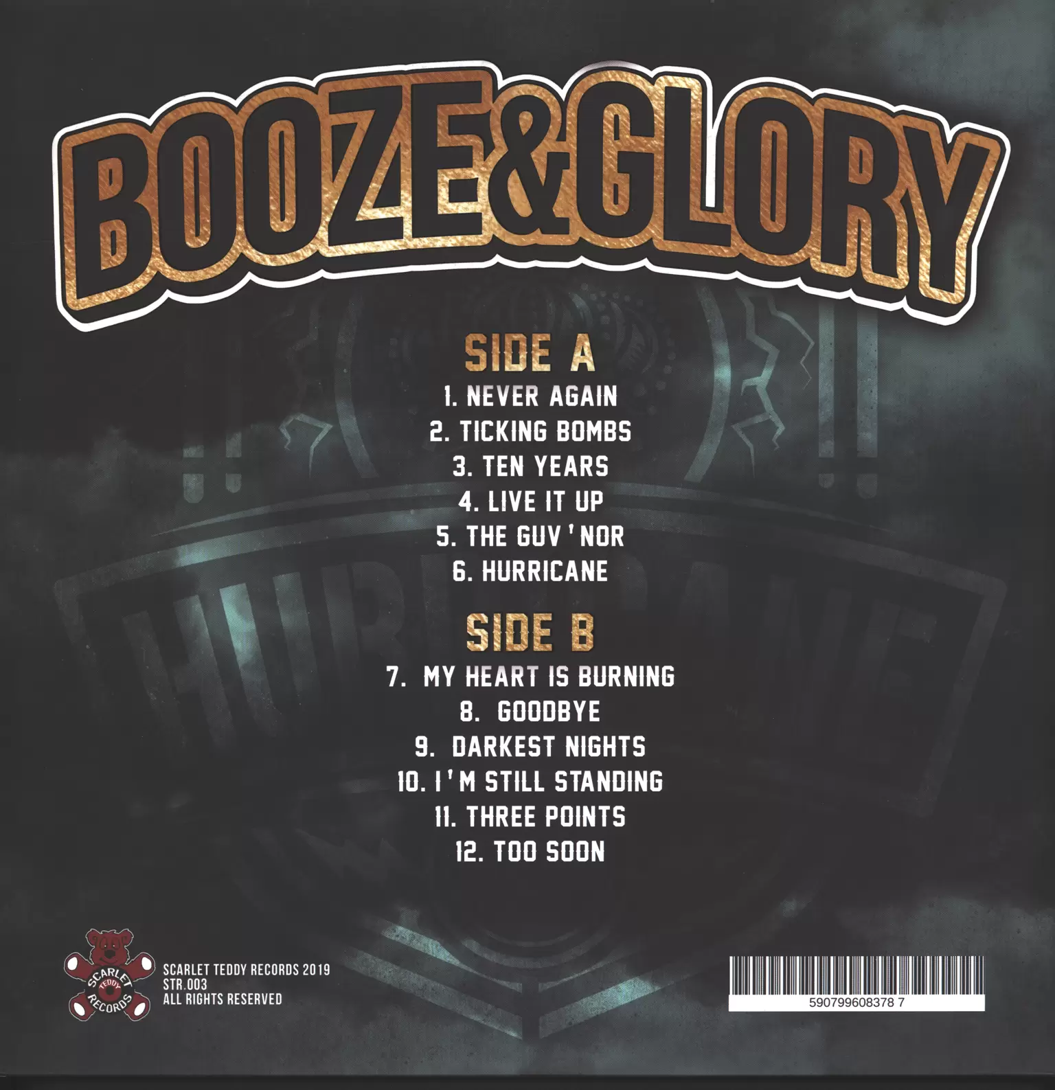 Booze & Glory: Hurricane, 1×LP (Vinyl)