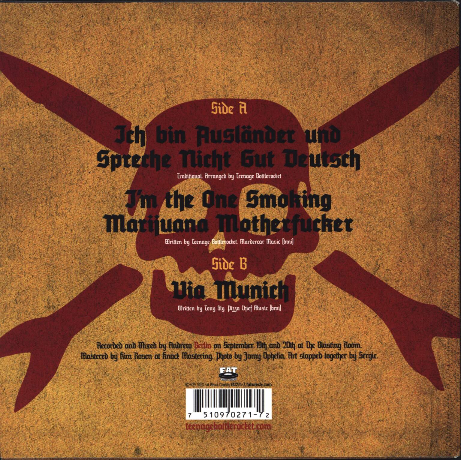 Teenage Bottlerocket: American Deutsch Bag, 1×7" Single (Vinyl)