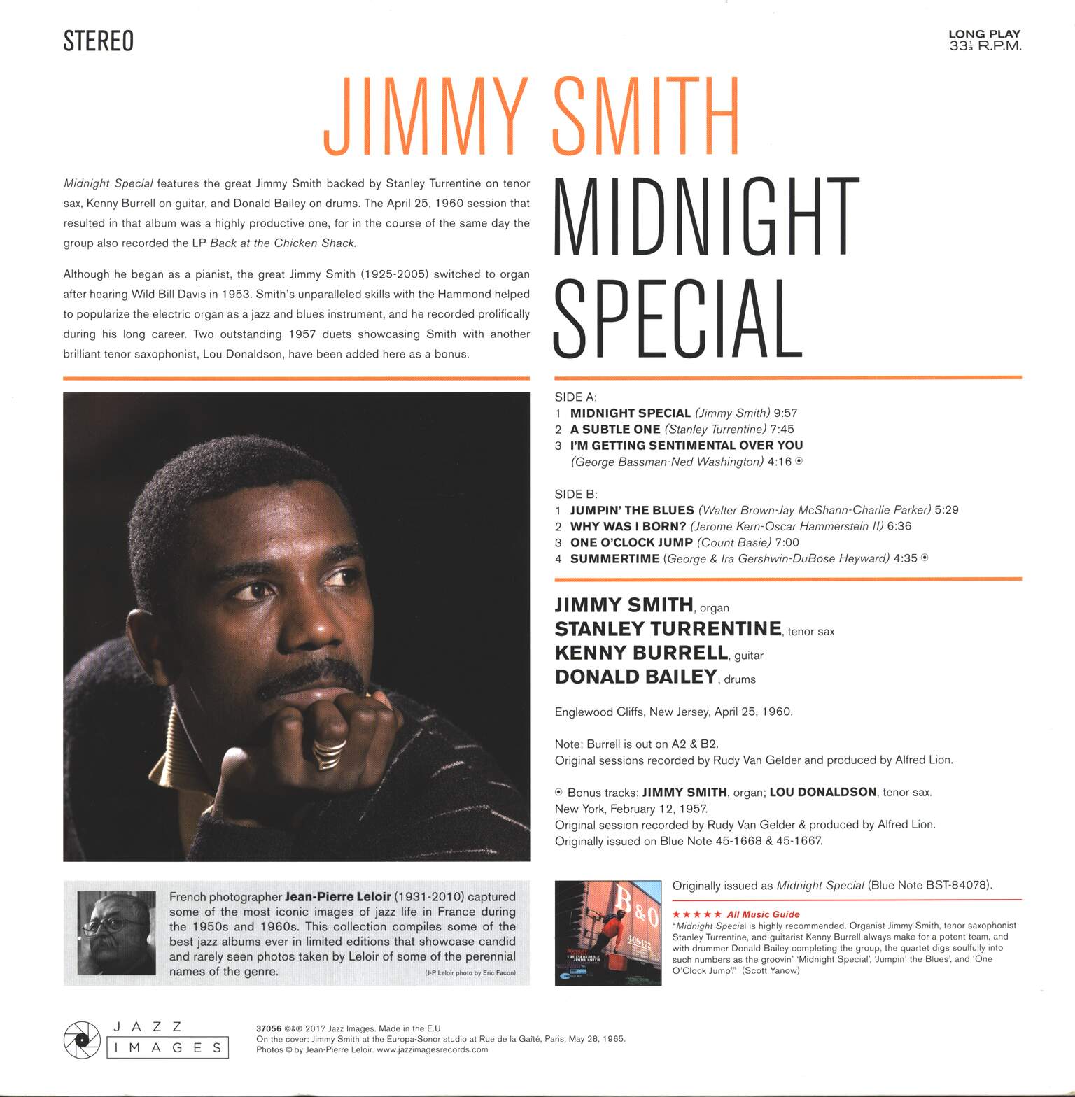 Jimmy Smith: Midnight Special, 1×LP (Vinyl)