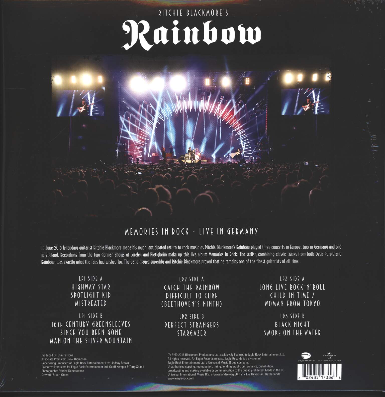 Rainbow: Memories In Rock - Live In Germany, 3×LP (Vinyl)
