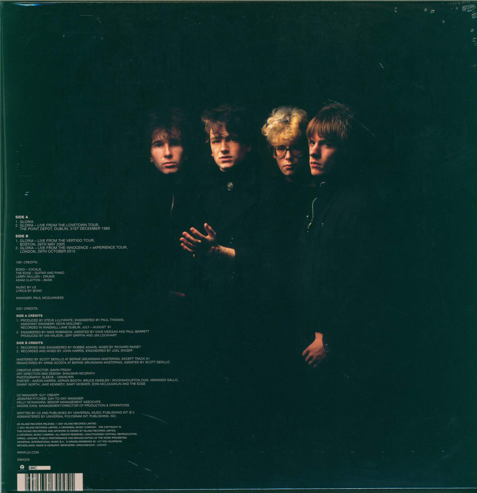 U2: Gloria, 1×LP (Vinyl)