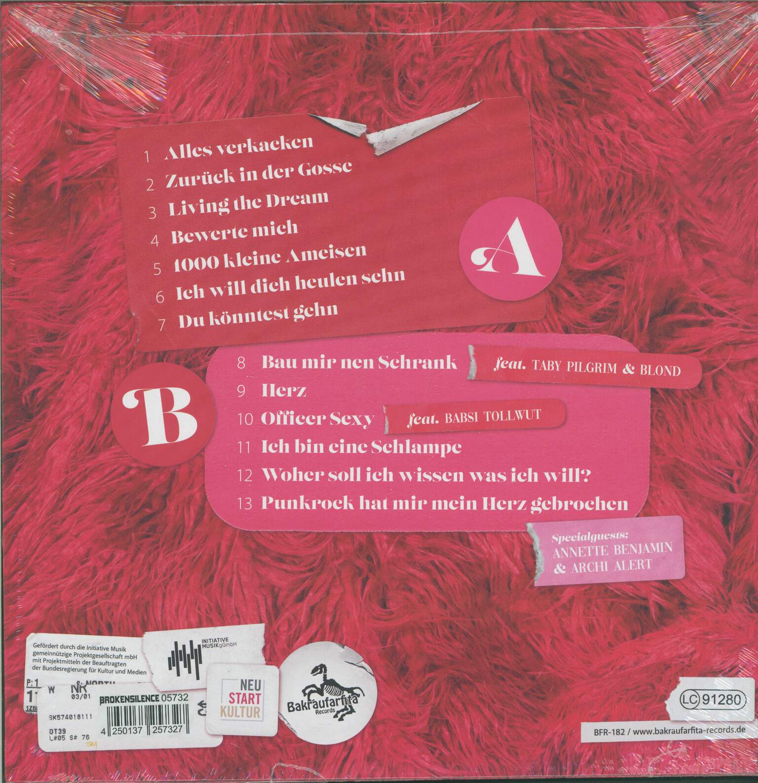 The Toten Crackhuren Im Kofferraum: Gefühle, 1×LP (Vinyl)