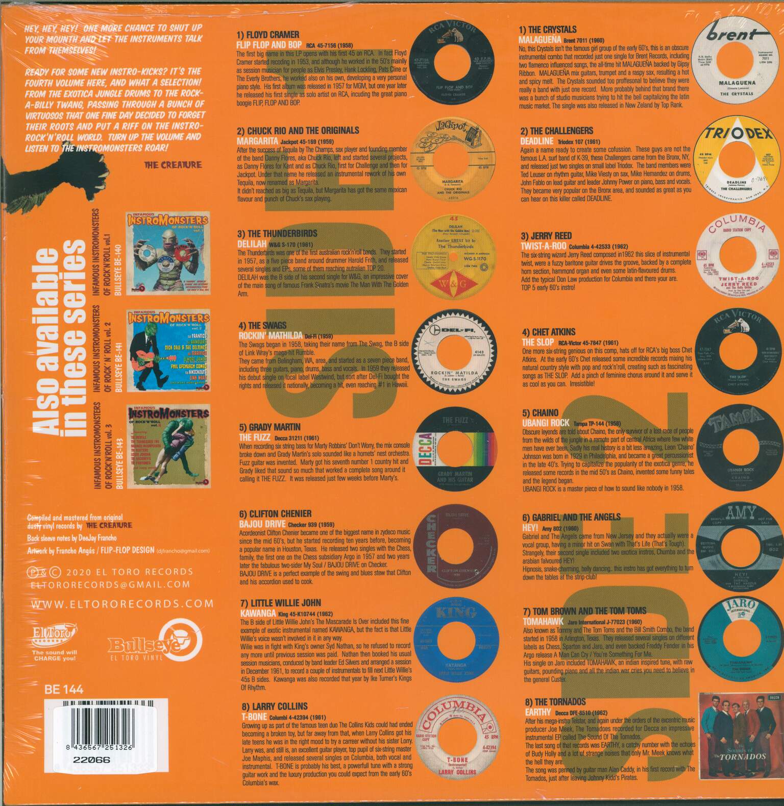 Various: Infamous InstroMonsters Of Rock’N’Roll Vol. 4, 1×LP (Vinyl)
