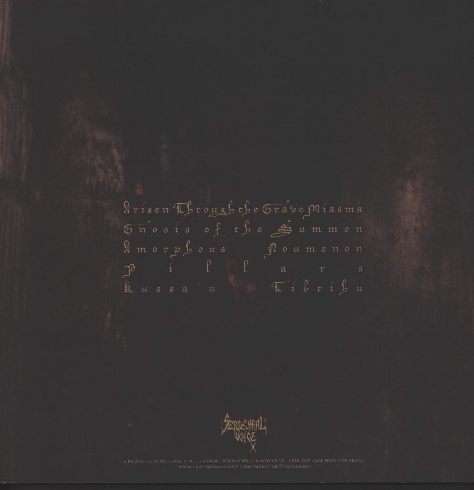 Grave Miasma: Exalted Emanation, 1×LP (Vinyl)