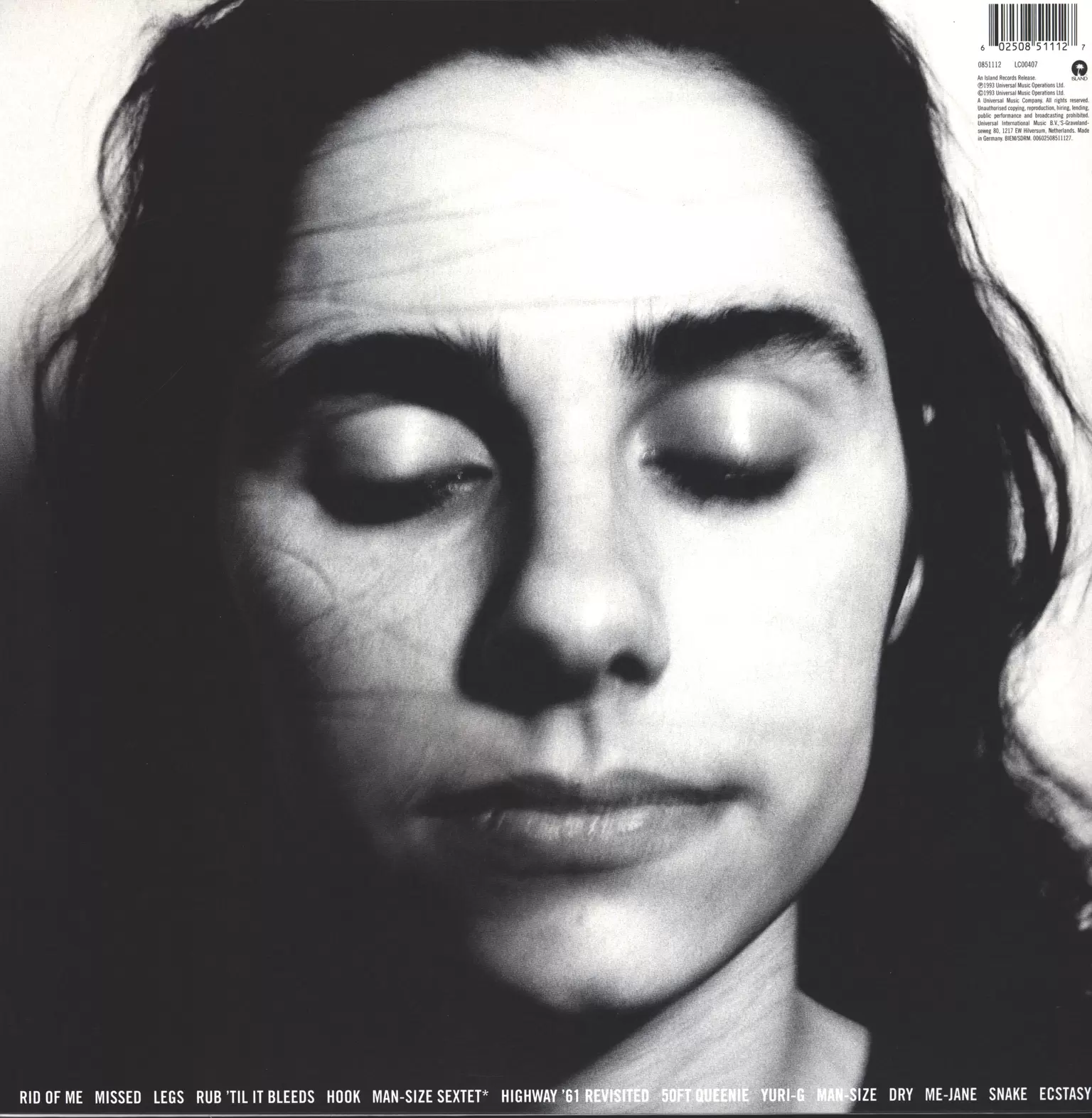 PJ Harvey: Rid Of Me, 1×LP (Vinyl)