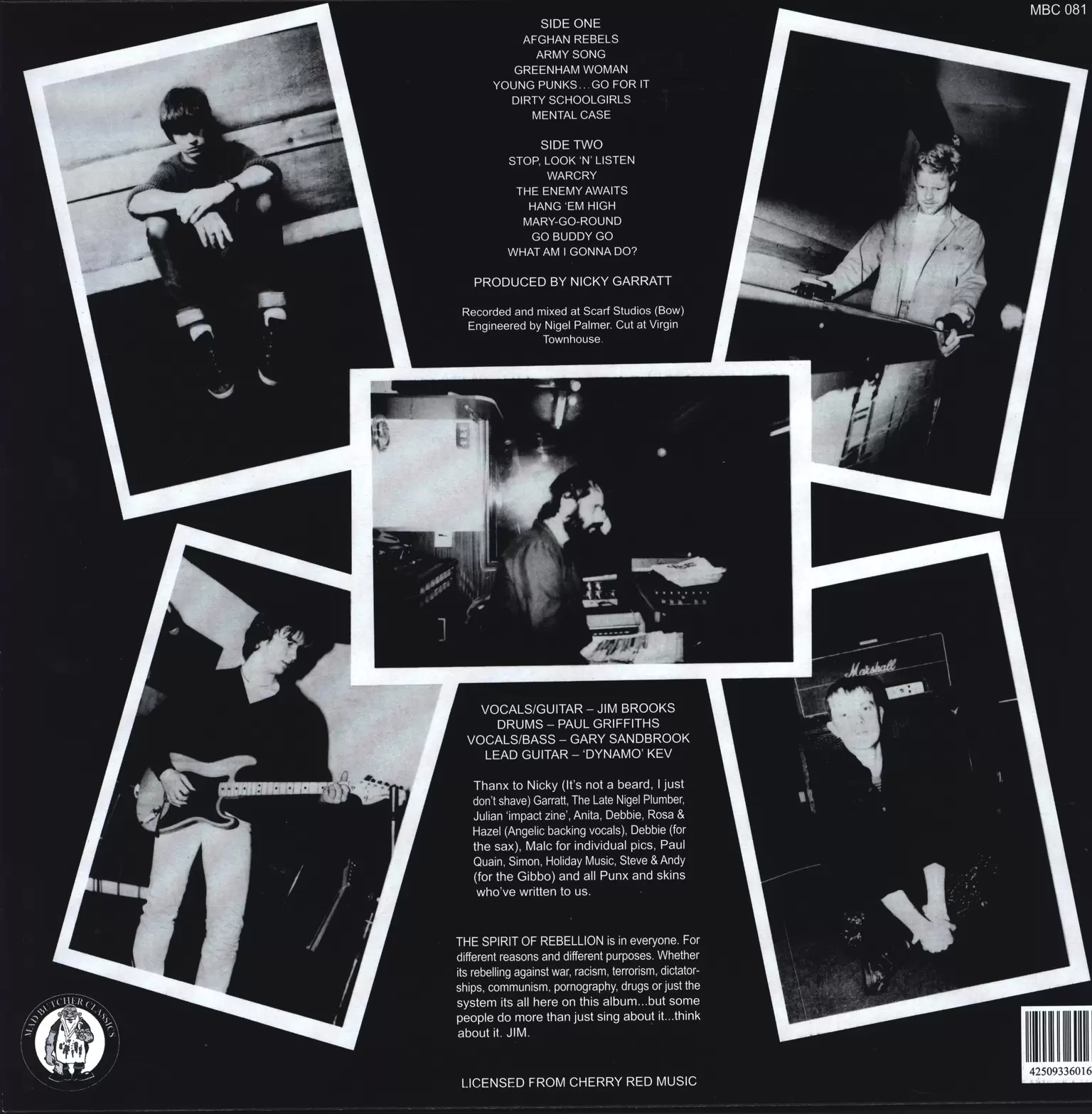 The Ejected: The Spirit Of Rebellion, 1×LP (Vinyl)