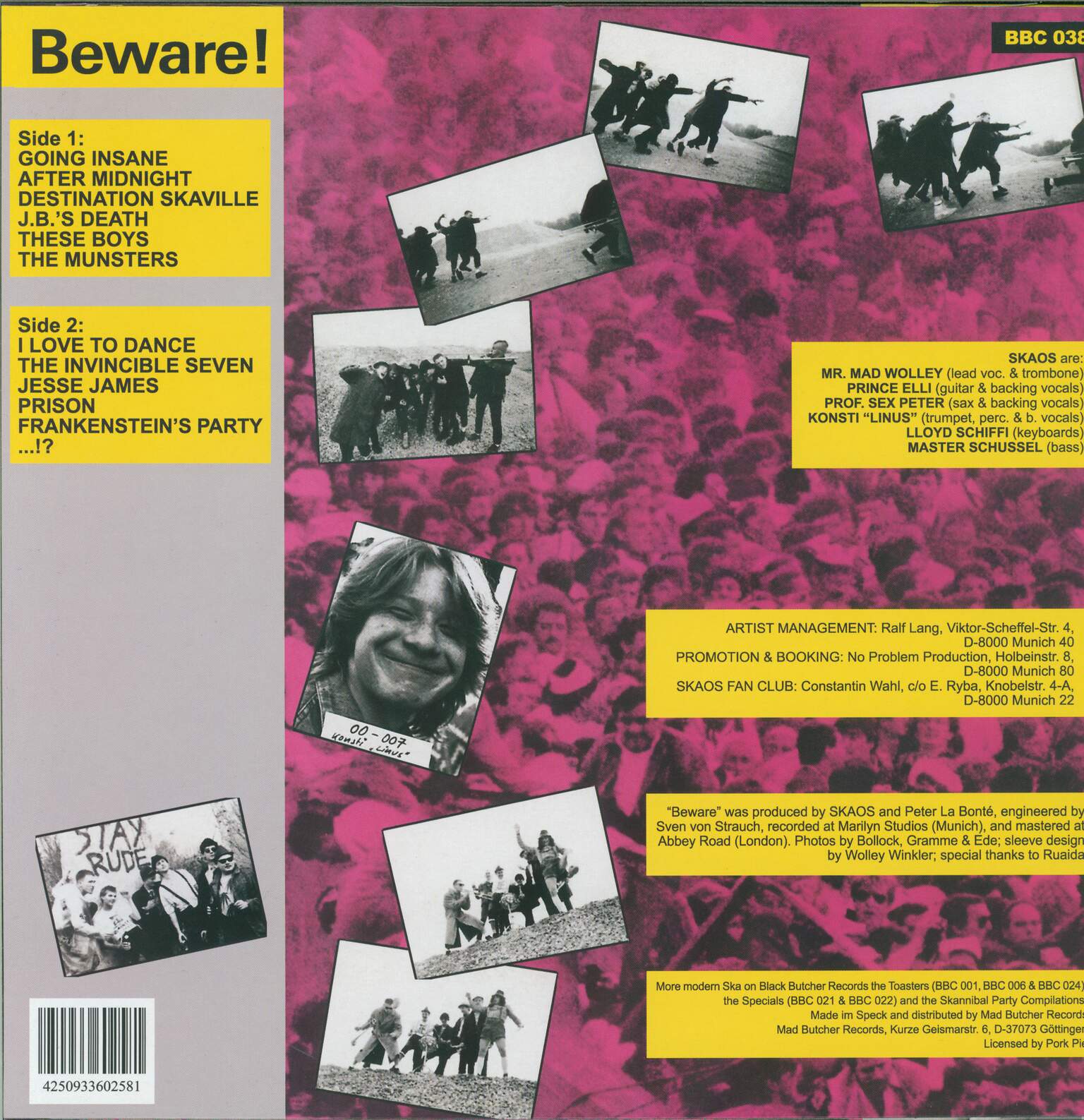 Skaos: Beware! ...Is Approaching!, 1×LP (Vinyl)