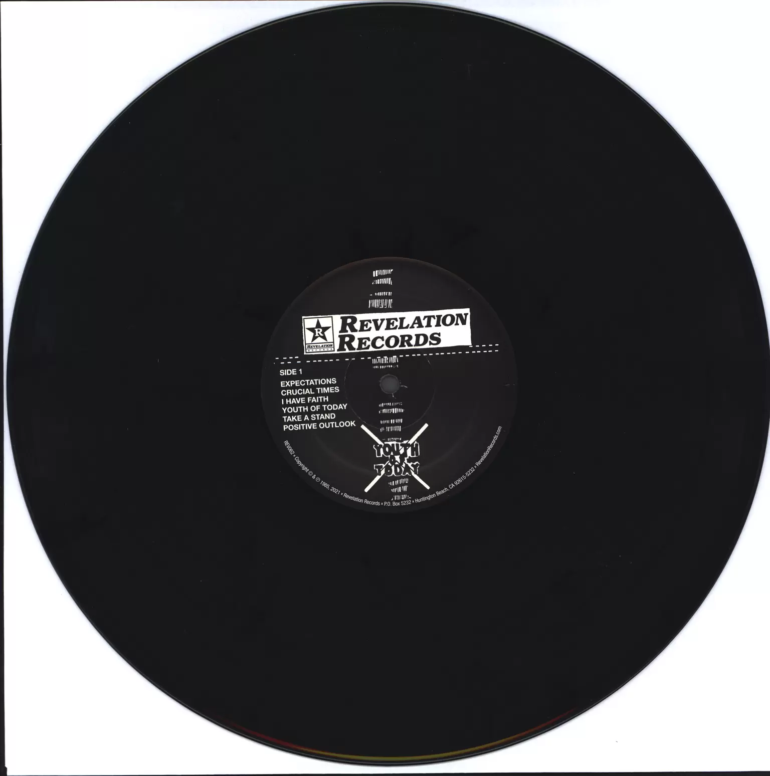 Youth Of Today: Can't Close My Eyes, 1×LP (Vinyl)