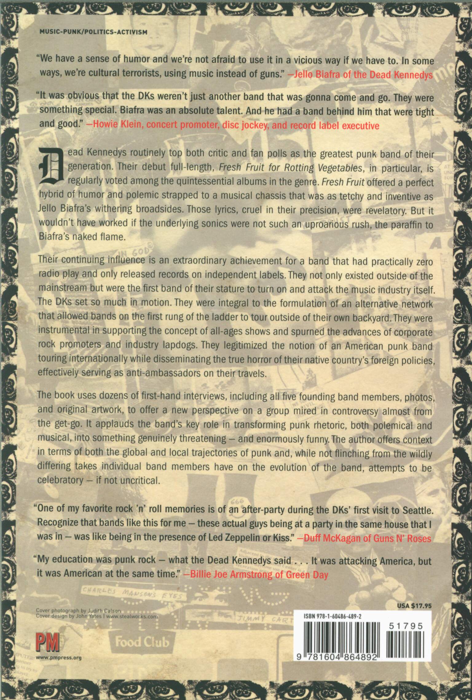 Dead Kennedys: Fresh Fruit for Rotting Vegetables - The Early Years, 1×Book