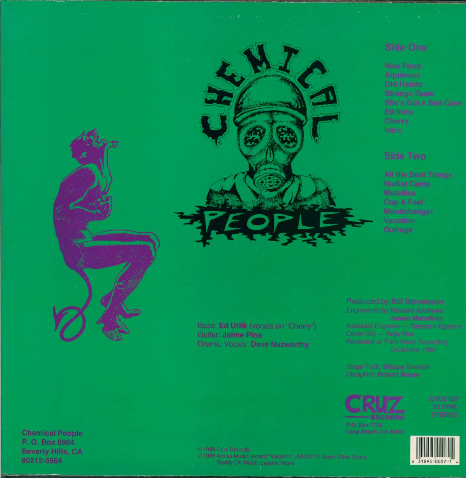 Chemical People: Ten Fold Hate, 1×LP (Vinyl)