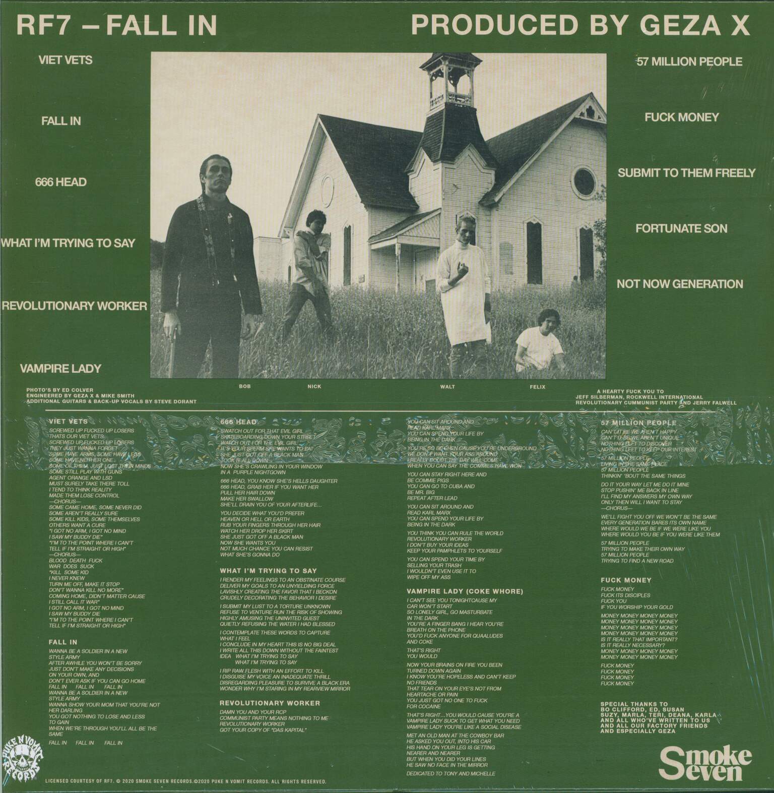 RF7: Fall In, 1×12" Maxi Single (Vinyl)