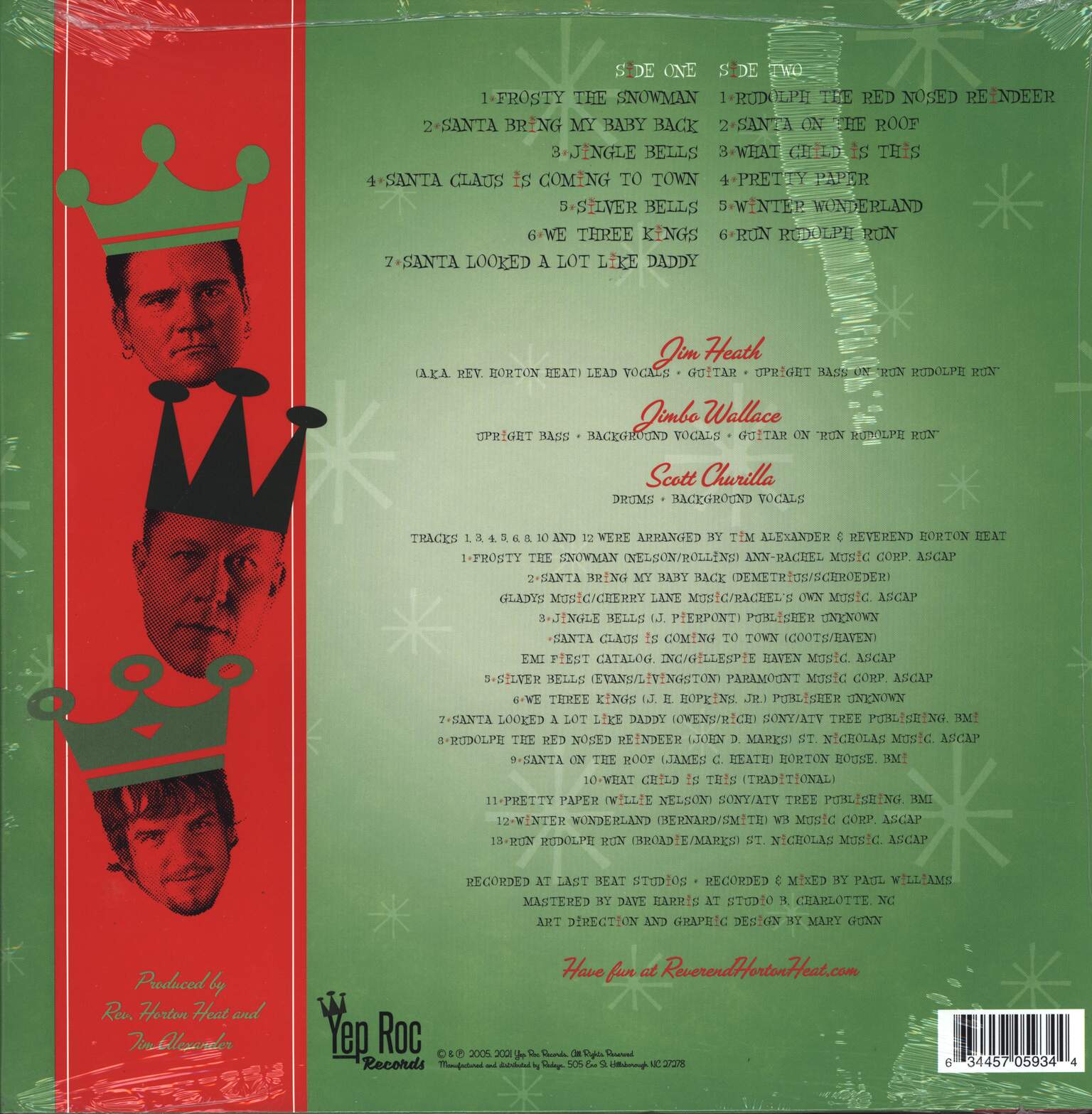 Reverend Horton Heat: We Three Kings, 1×LP (Vinyl)