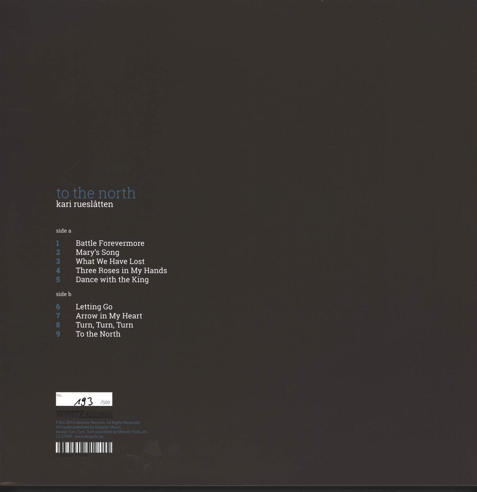Kari Rueslåtten: To The North, 1×LP (Vinyl)