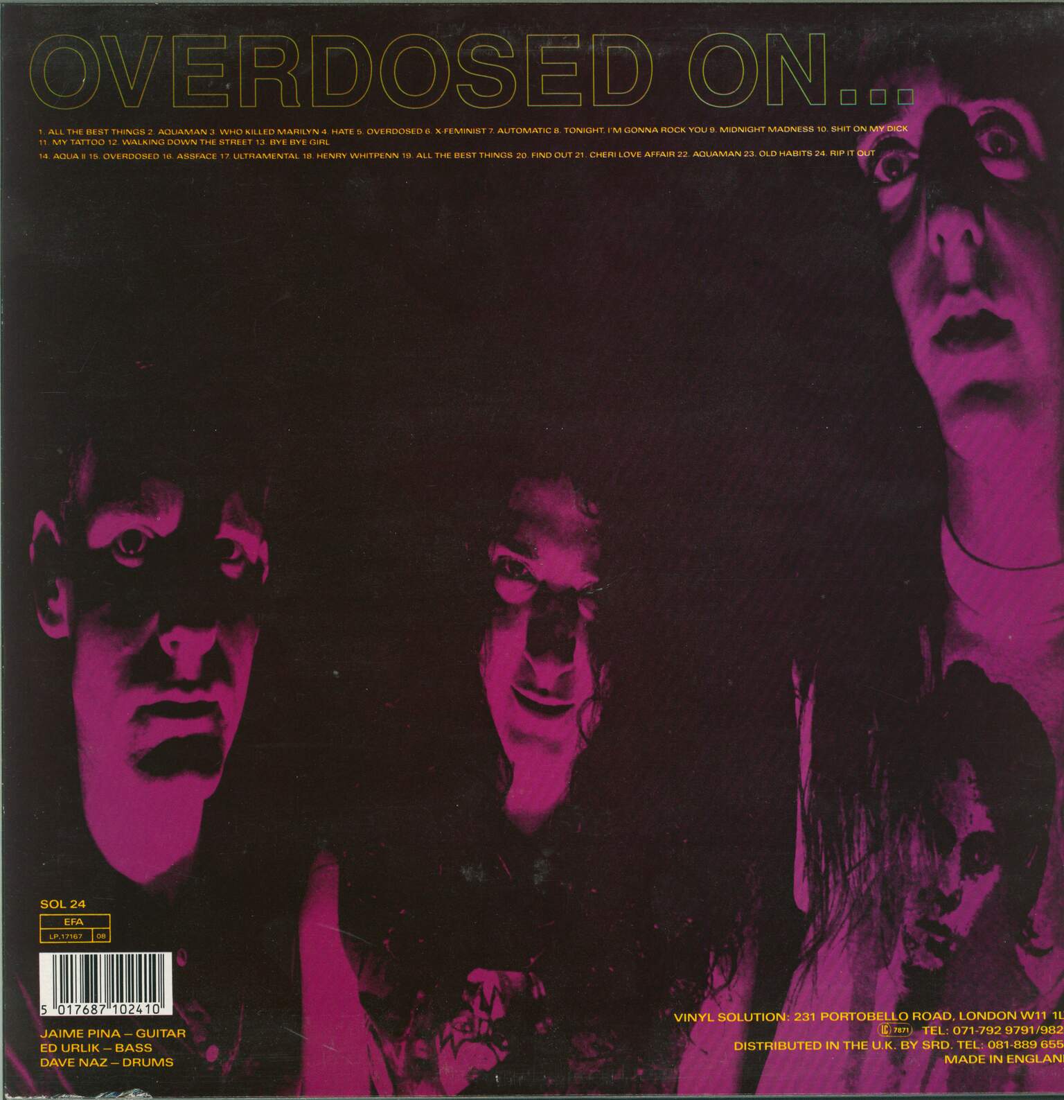 Chemical People: Overdosed On..., 1×LP (Vinyl)