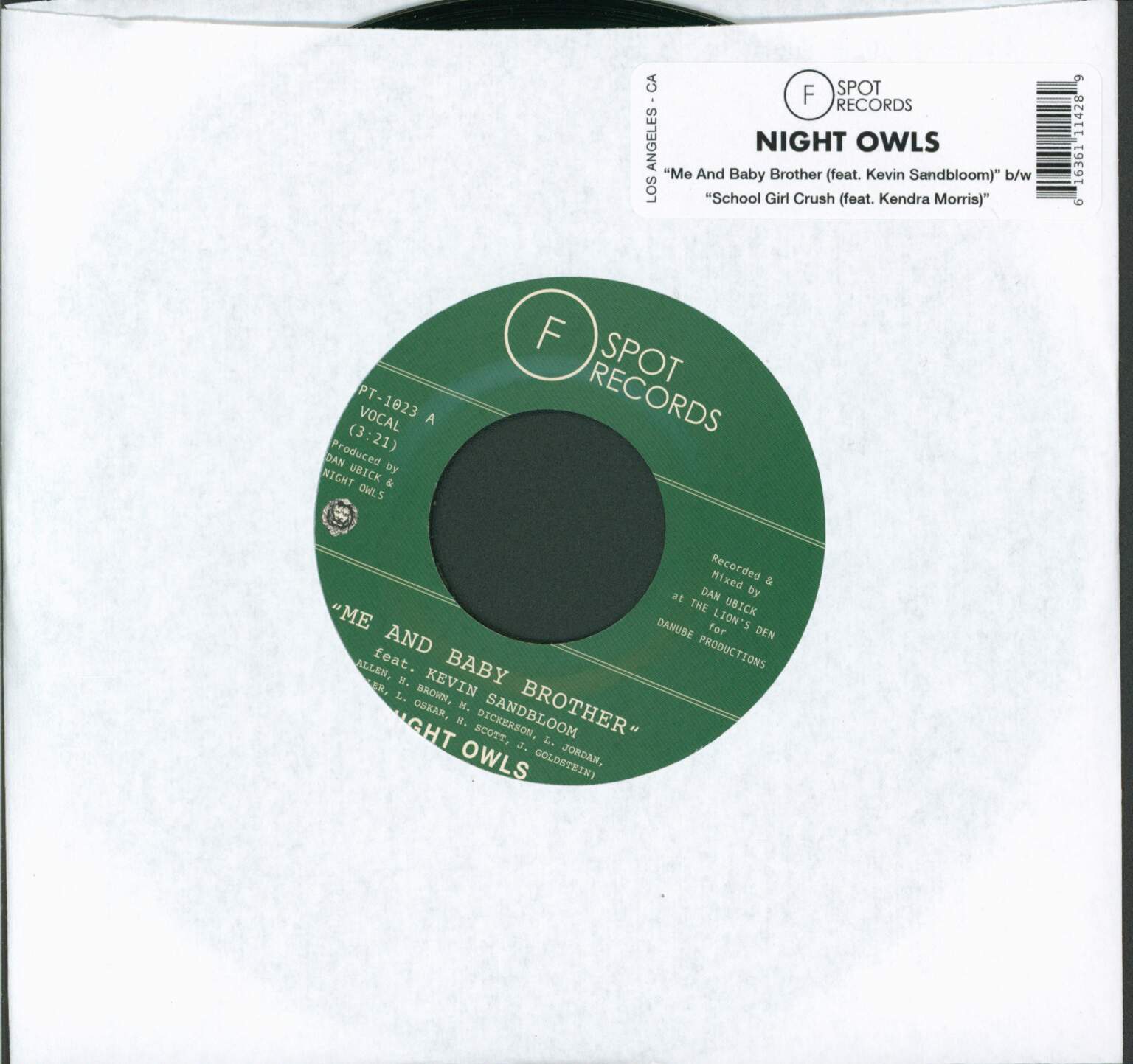 Night Owls: Me and Baby Brother, 1×7" Single (Vinyl)