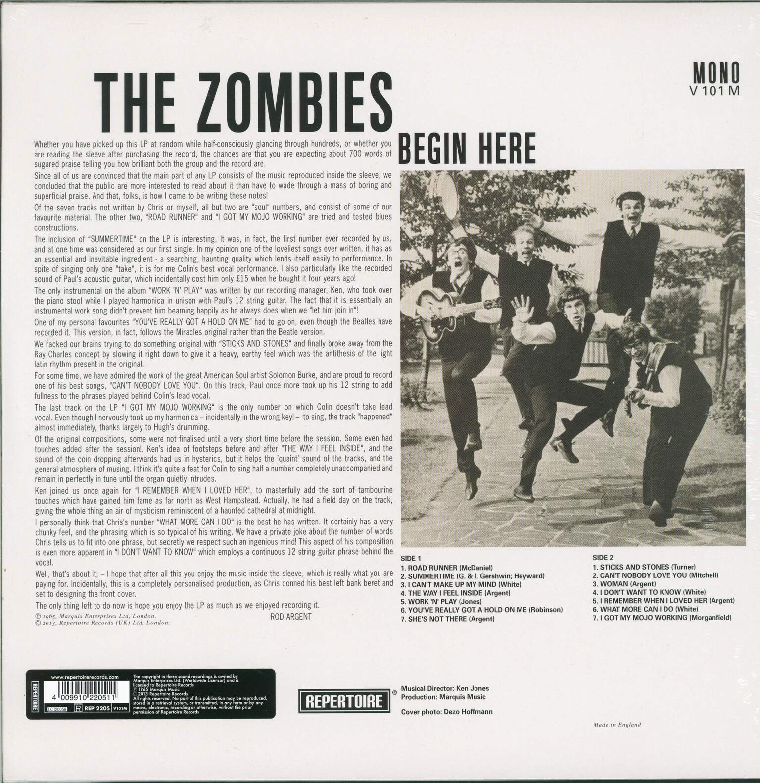 The Zombies: Begin Here, 1×LP (Vinyl)