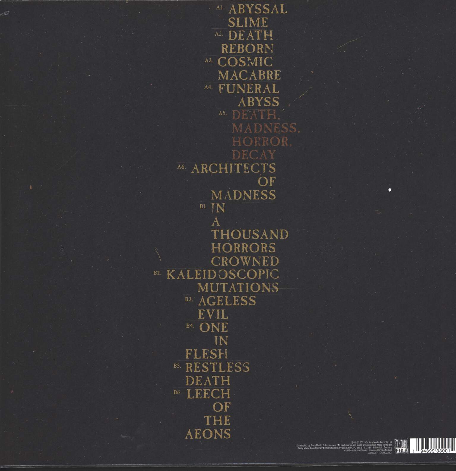 The Lurking Fear: Death, Madness, Horror, Decay, 1×LP (Vinyl)