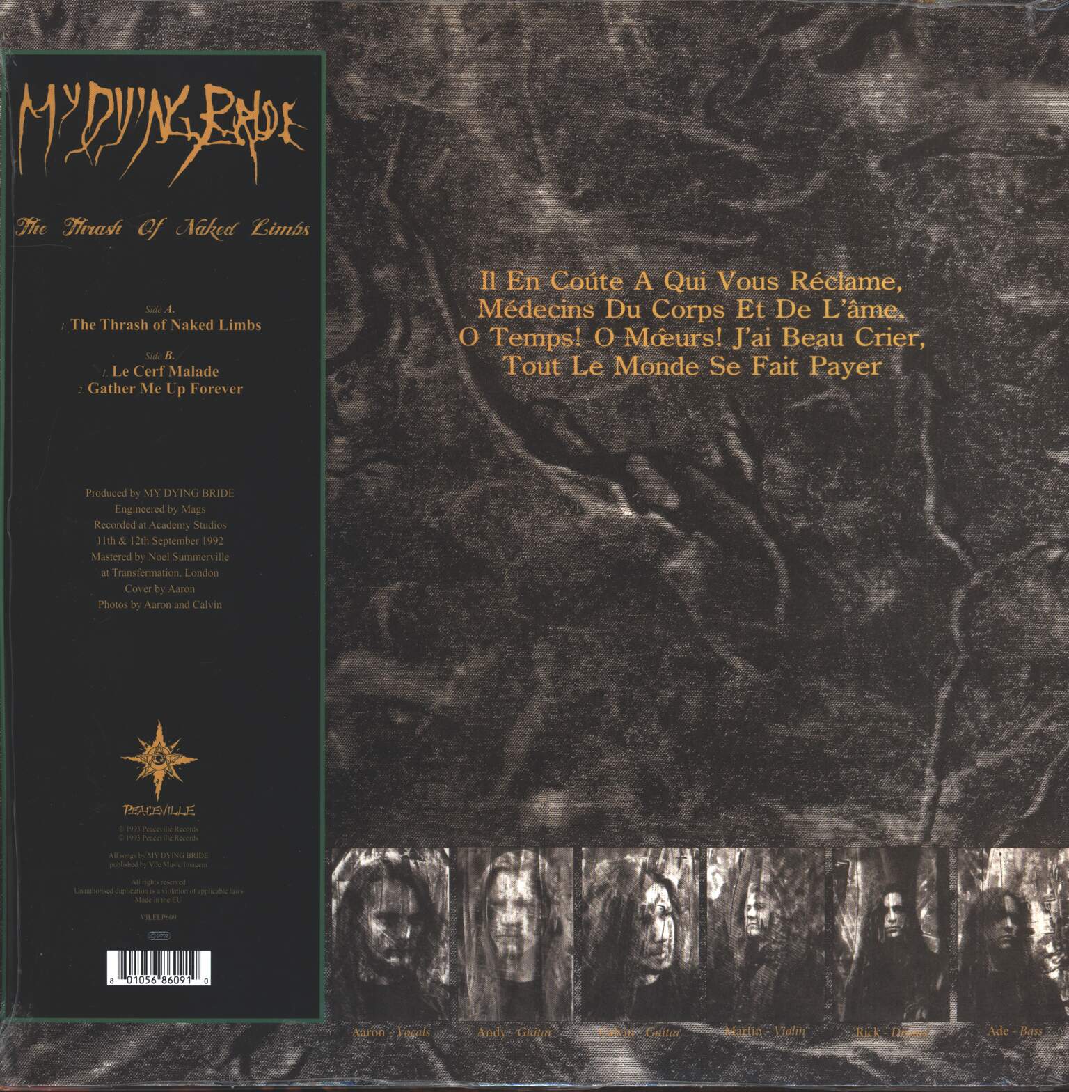 My Dying Bride: The Thrash Of Naked Limbs, 1×12" Maxi Single (Vinyl)