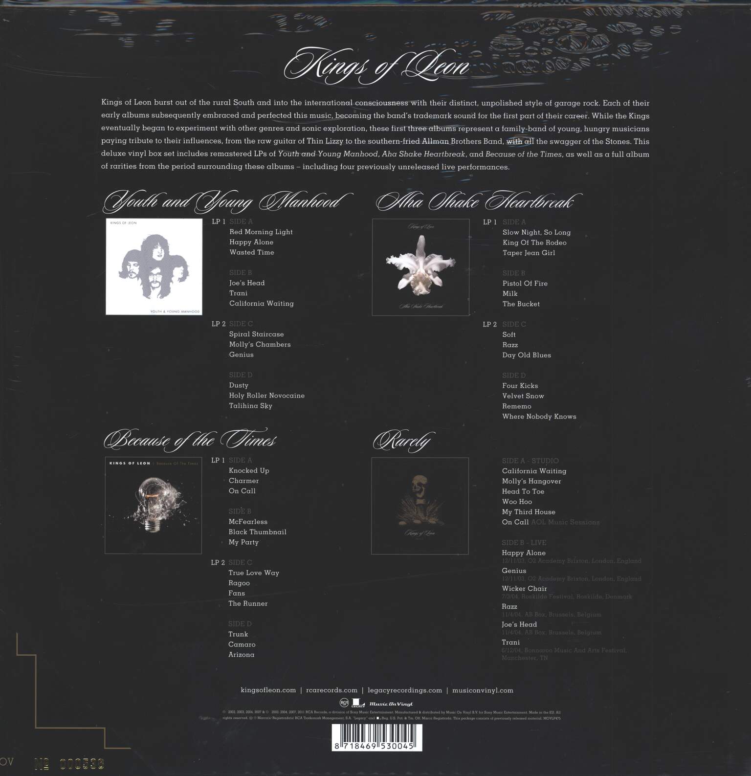 Kings Of Leon: The Early Vinyl, 7×LP (Vinyl)