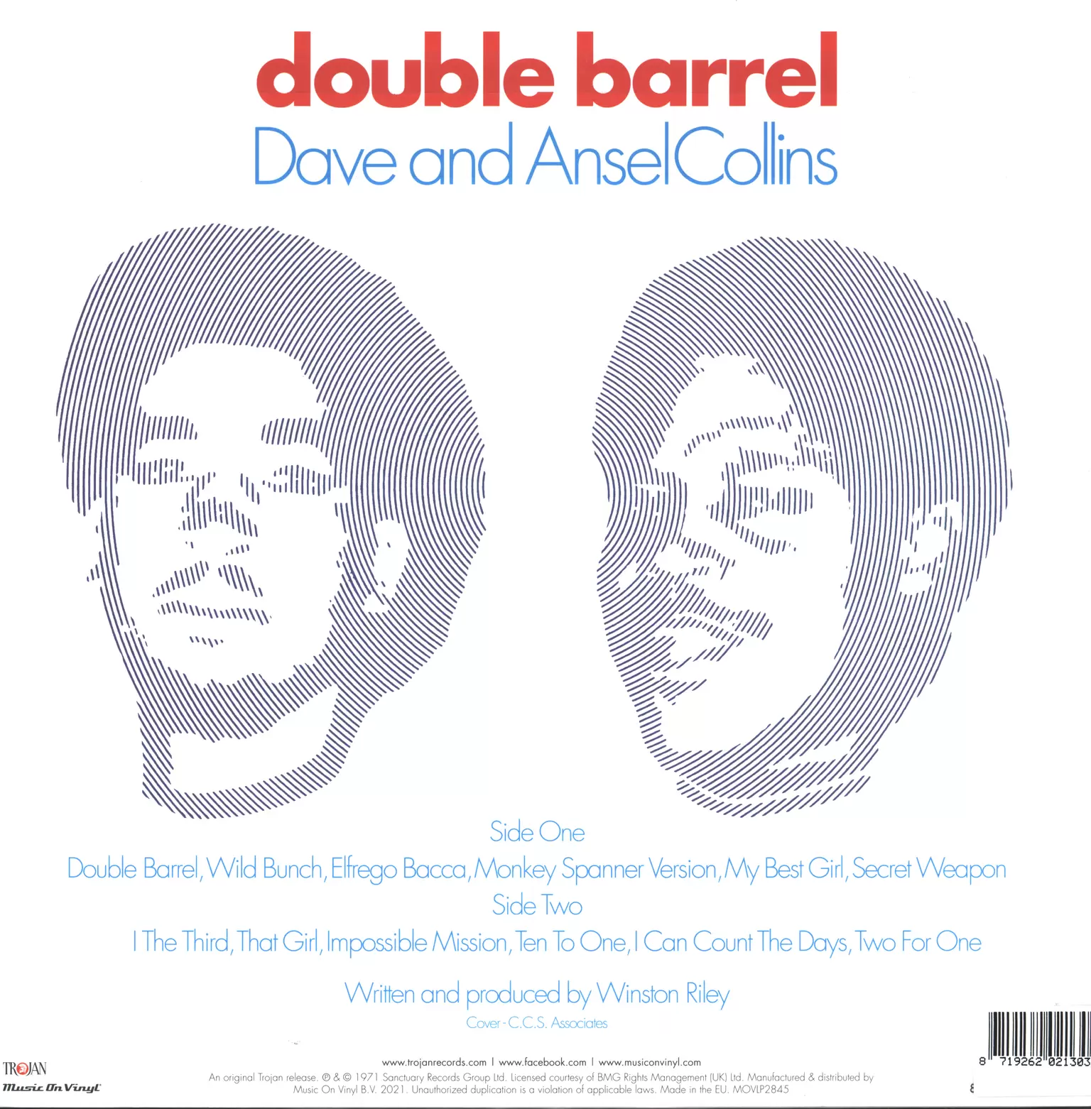 Dave & Ansel Collins: Double Barrel, 1×LP (Vinyl)