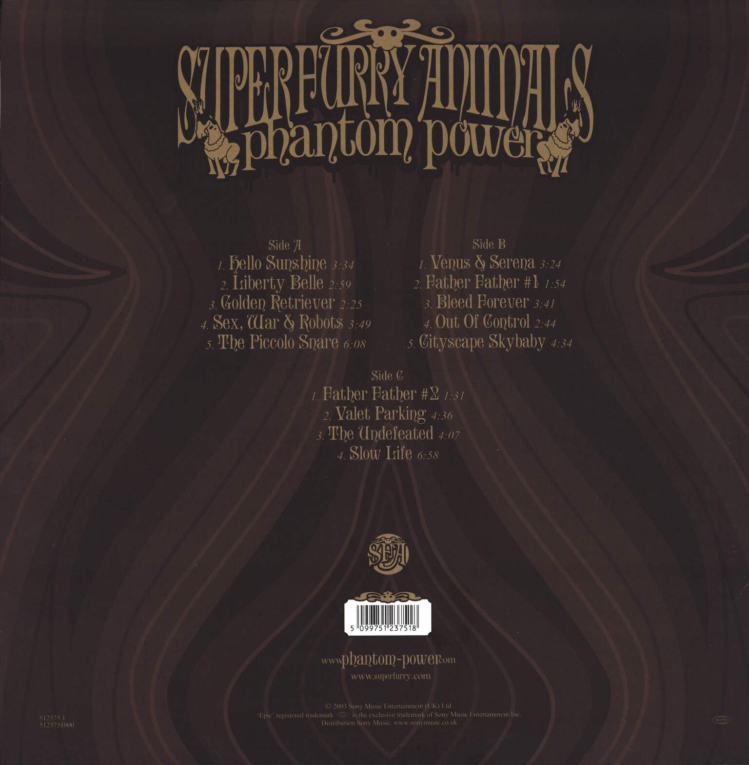 Super Furry Animals: Phantom Power, 1×LP (Vinyl), 1×LP (Vinyl)