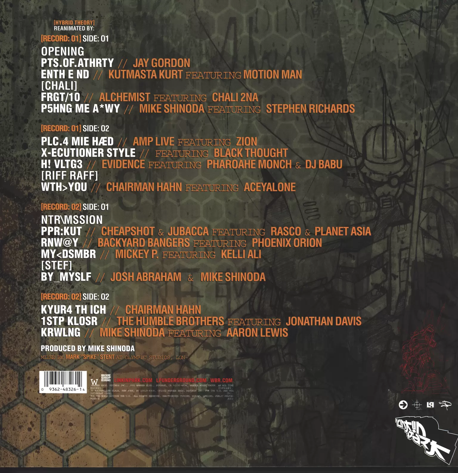 Linkin Park: Reanimation, 2×LP (Vinyl)