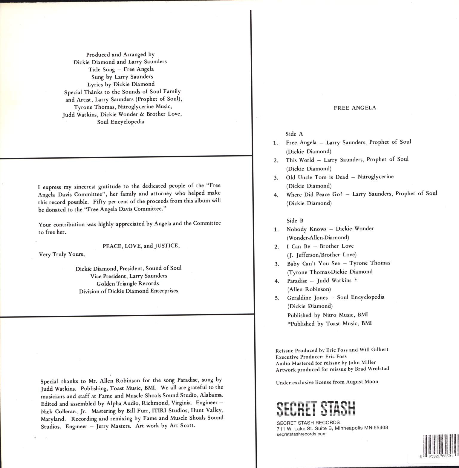Various: Free Angela, 1×LP (Vinyl)