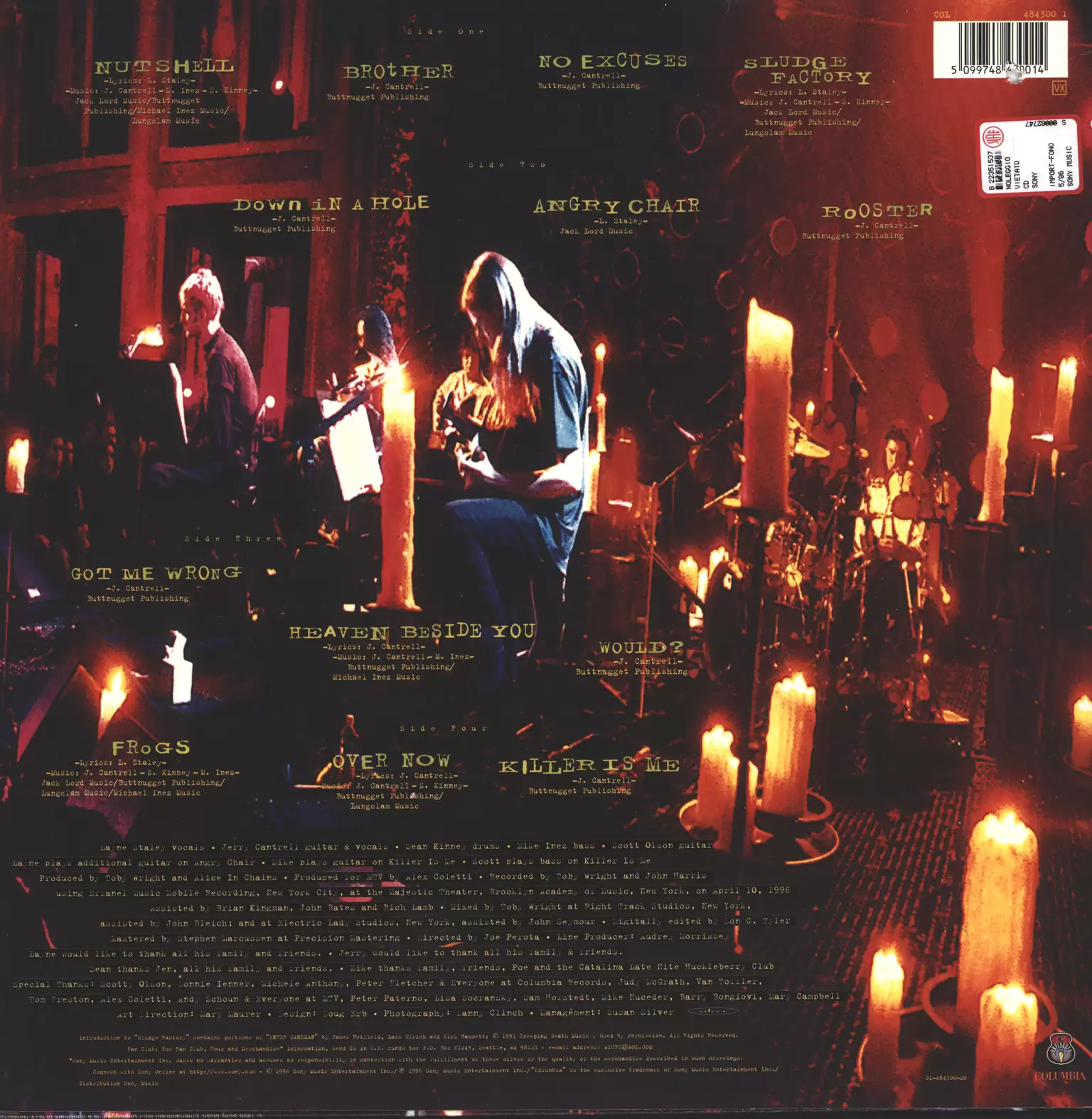 Alice in Chains: MTV Unplugged, 2×LP (Vinyl)