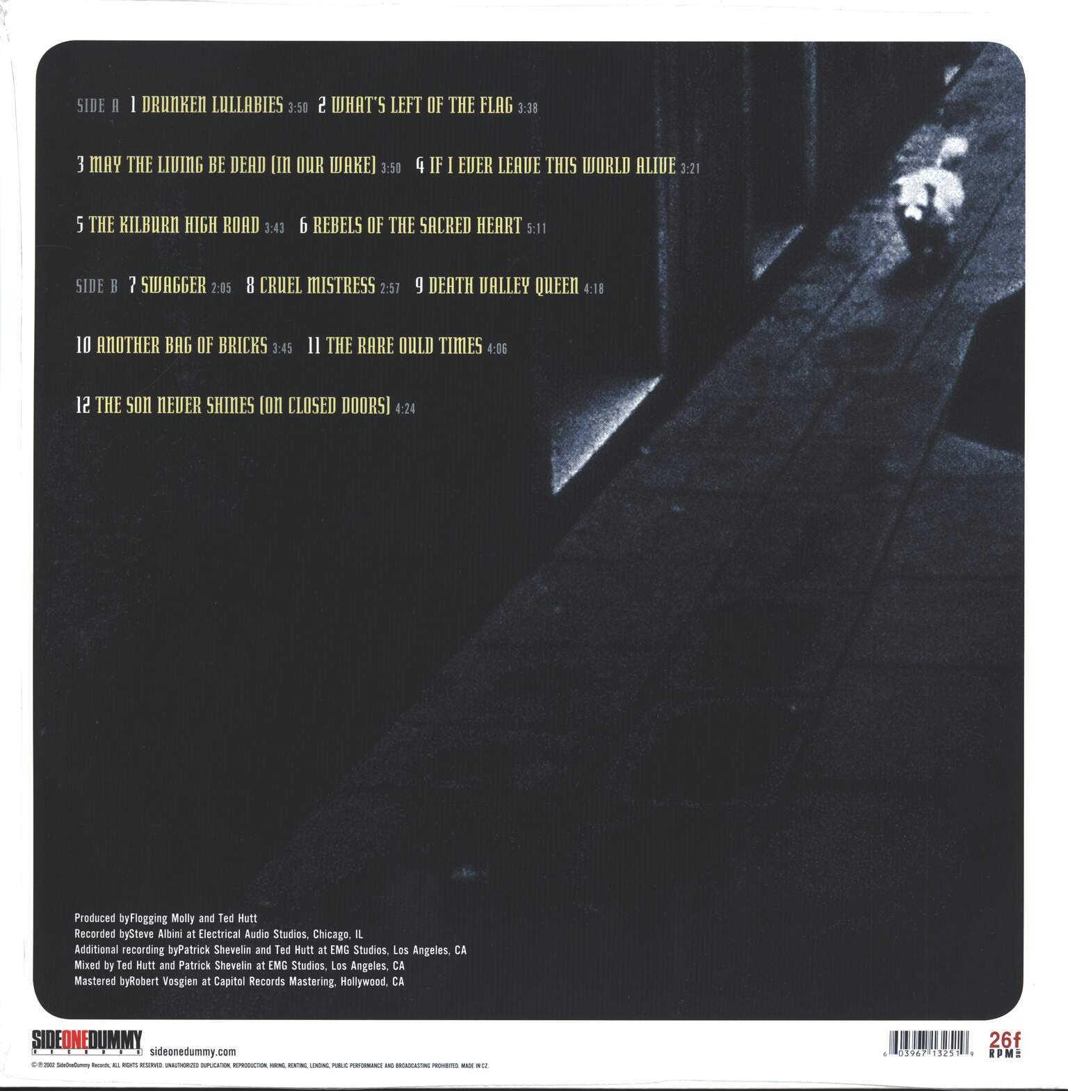 Flogging Molly: Drunken Lullabies, 1×LP (Vinyl)