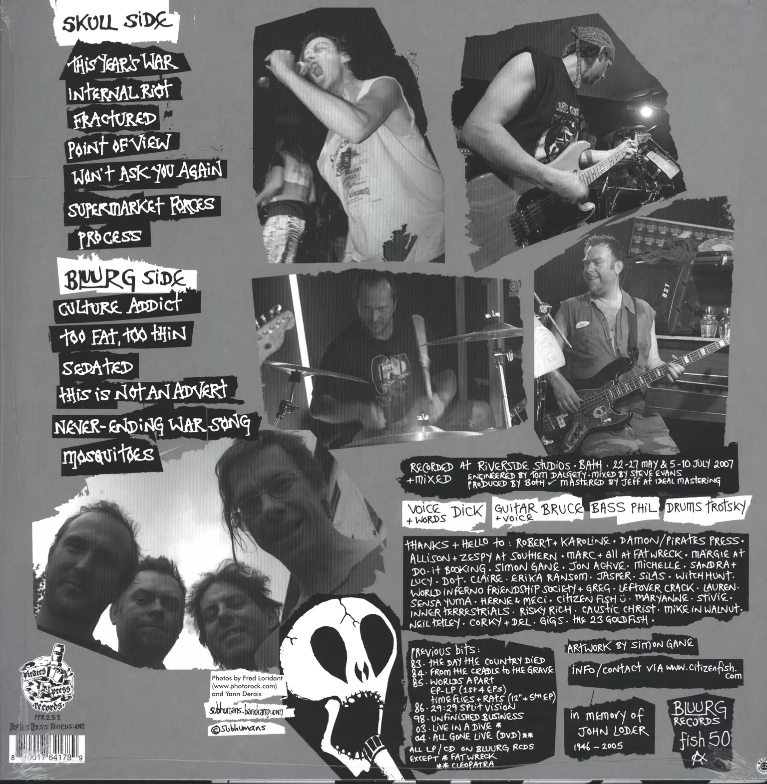 Subhumans: Internal Riot, 1×LP (Vinyl)