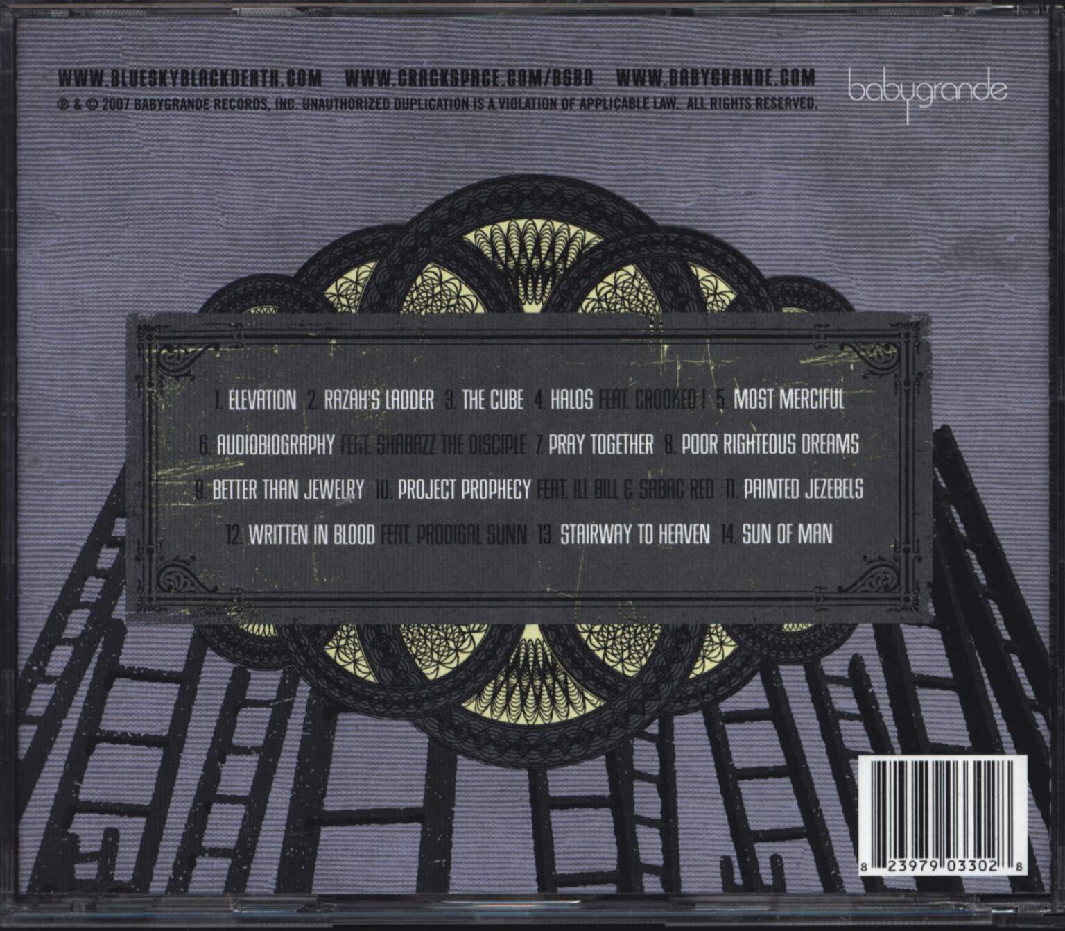 Blue Sky Black Death: Razah's Ladder, 1×CD