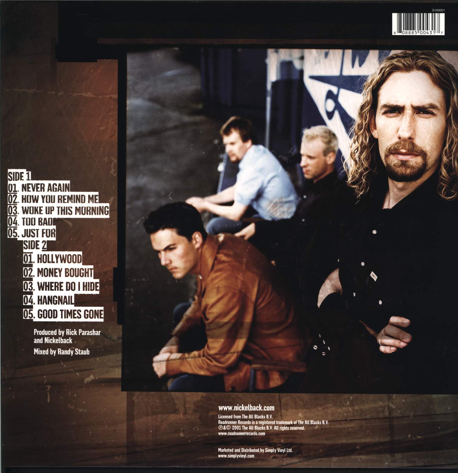 Nickelback: Silver Side Up, 1×LP (Vinyl)