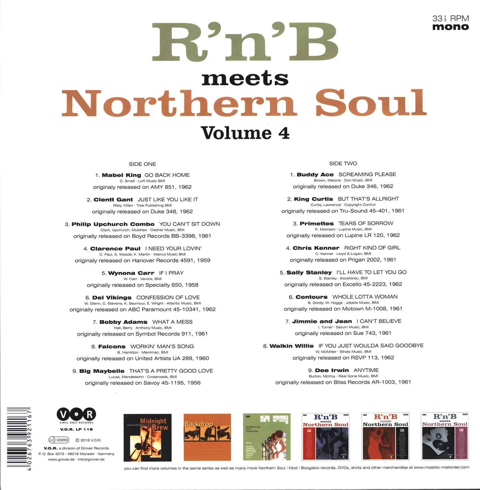 Various: R'n'B Meets Northern Soul Volume 4, 1×LP (Vinyl)