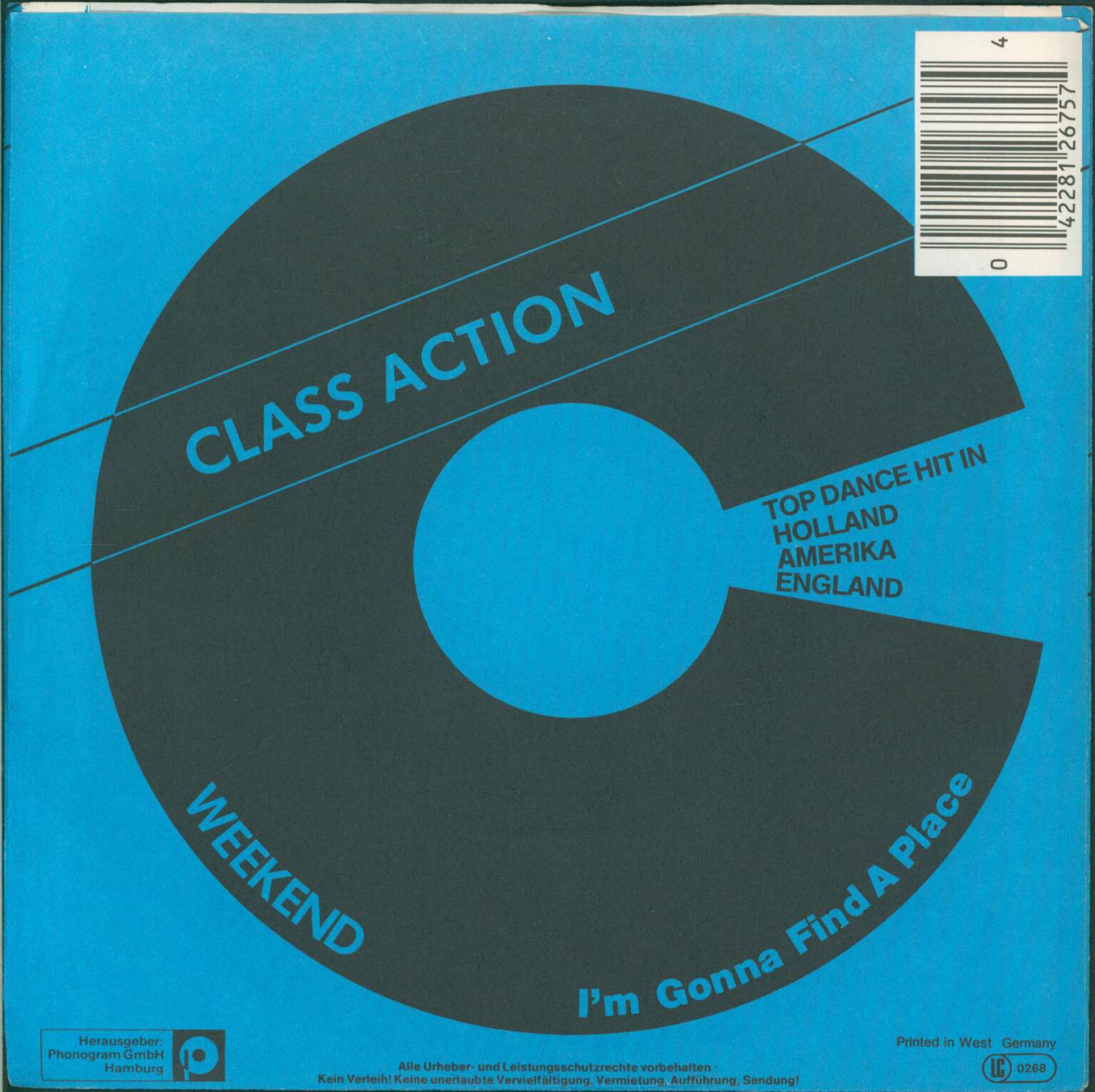 Class Action: Weekend, 1×7" Single (Vinyl)