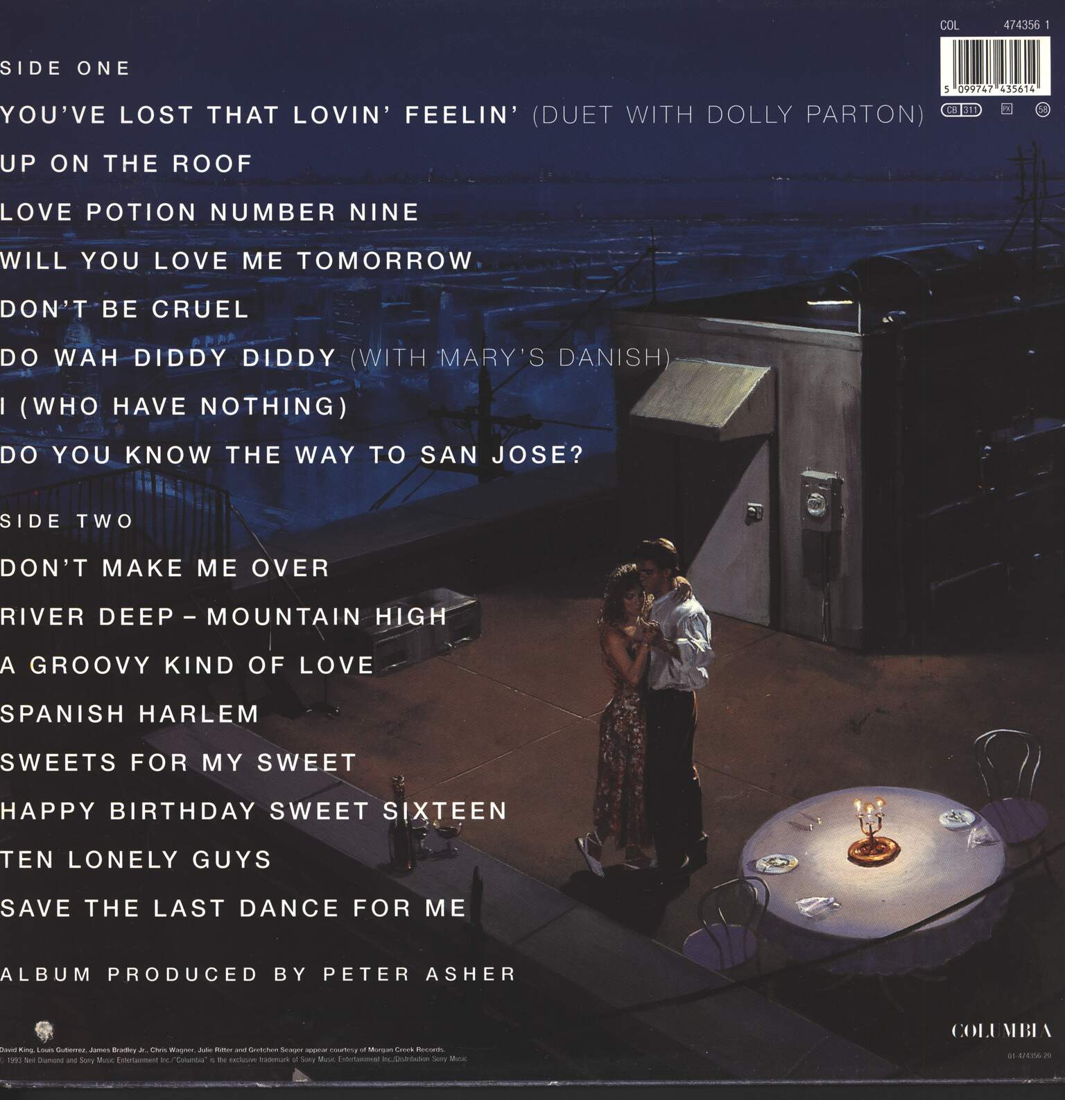 Neil Diamond: Up On The Roof: Songs From The Brill Building, 1×LP (Vinyl)