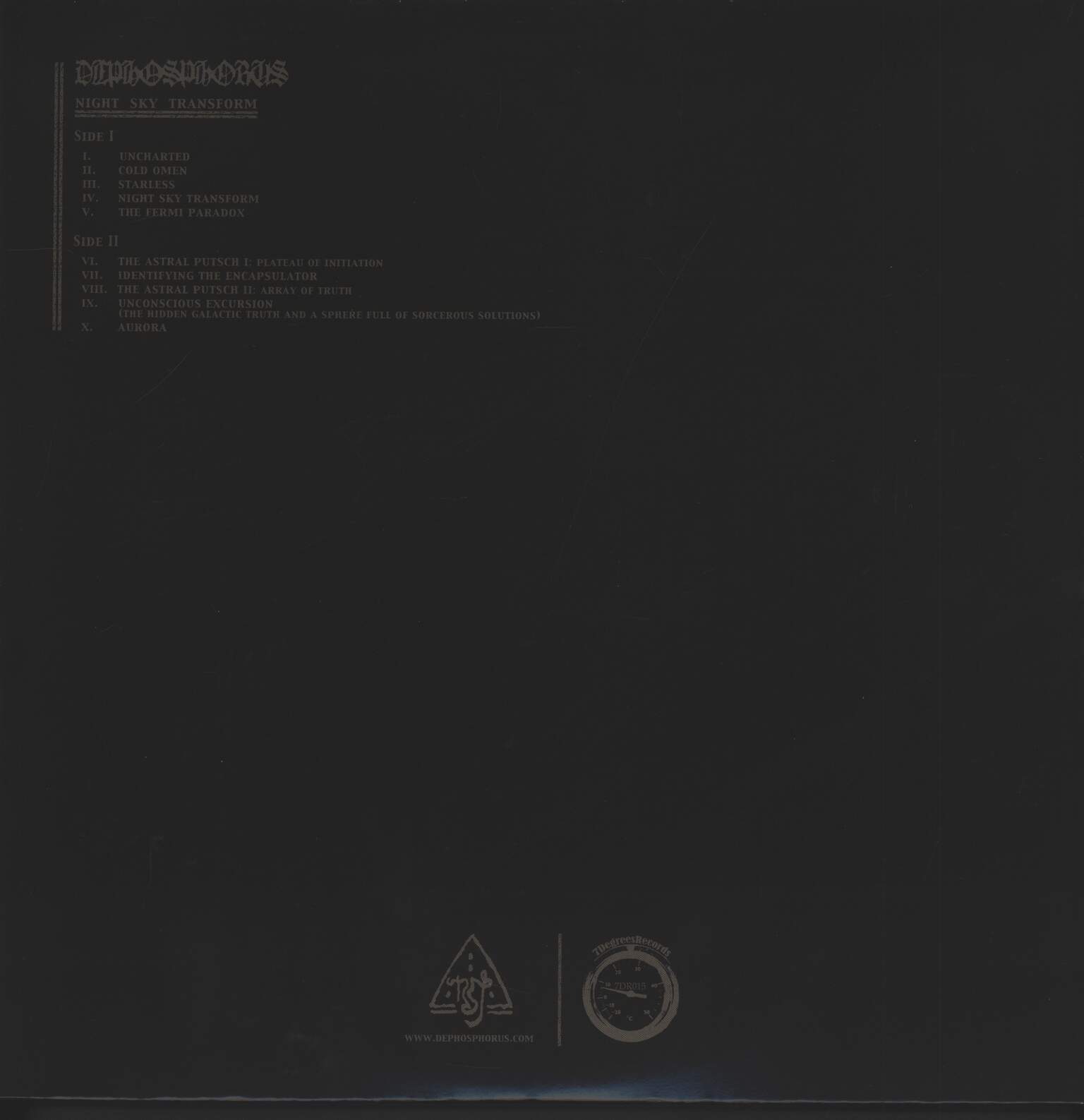 Dephosphorus: Night Sky Transform, 1×LP (Vinyl)