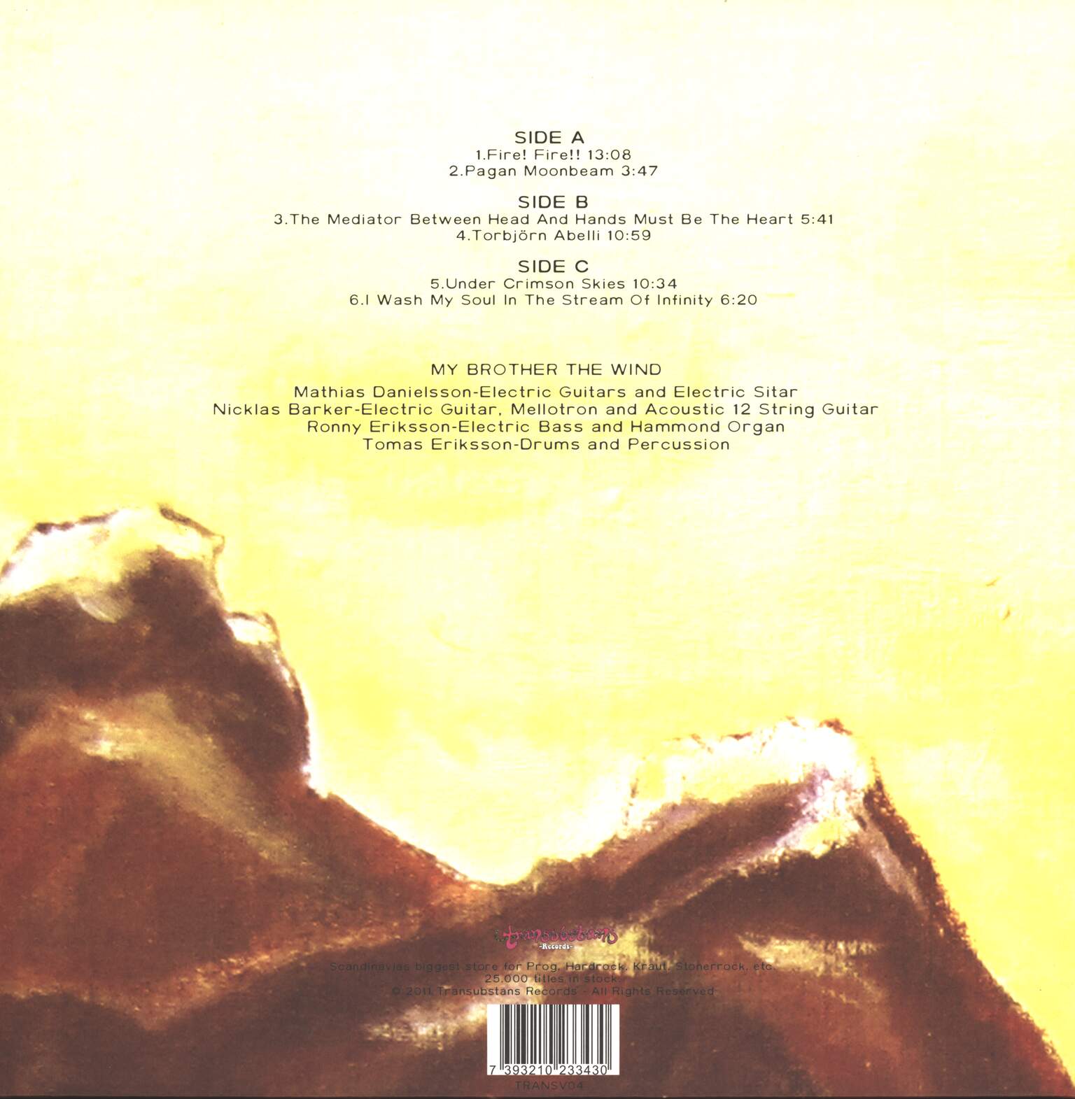 My Brother The Wind: I Wash My Soul In The Stream Of Infinity, 2×LP (Vinyl)