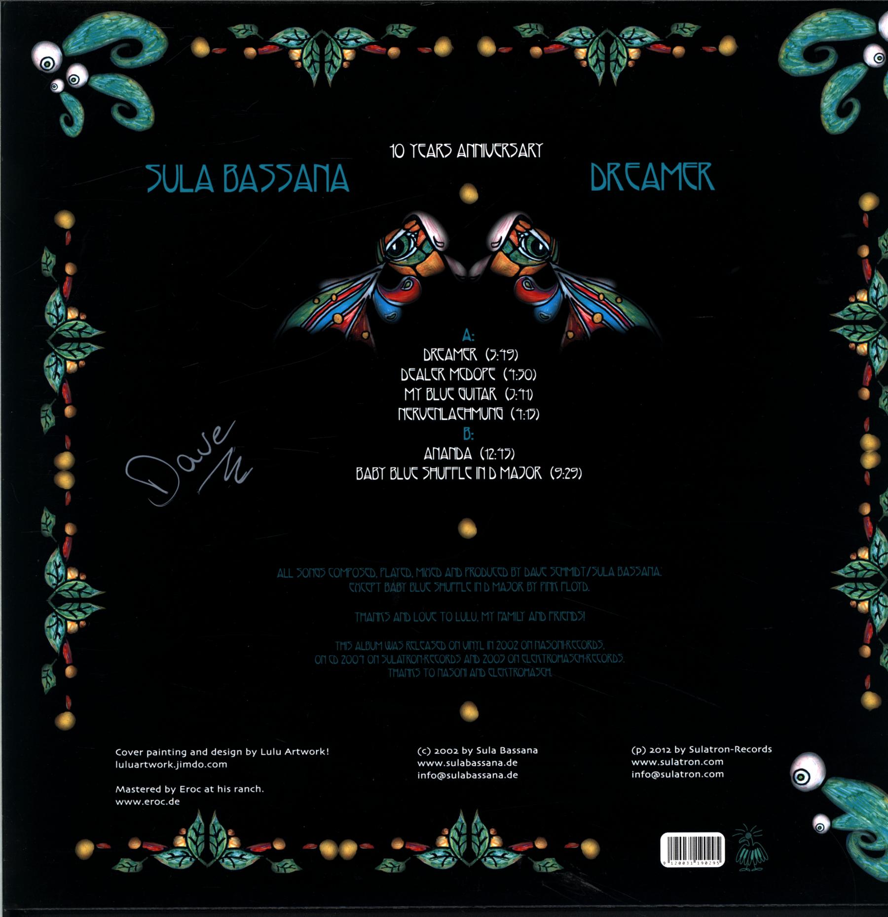 Sula Bassana: Dreamer - 10 Years Anniversary, 1×LP (Vinyl)