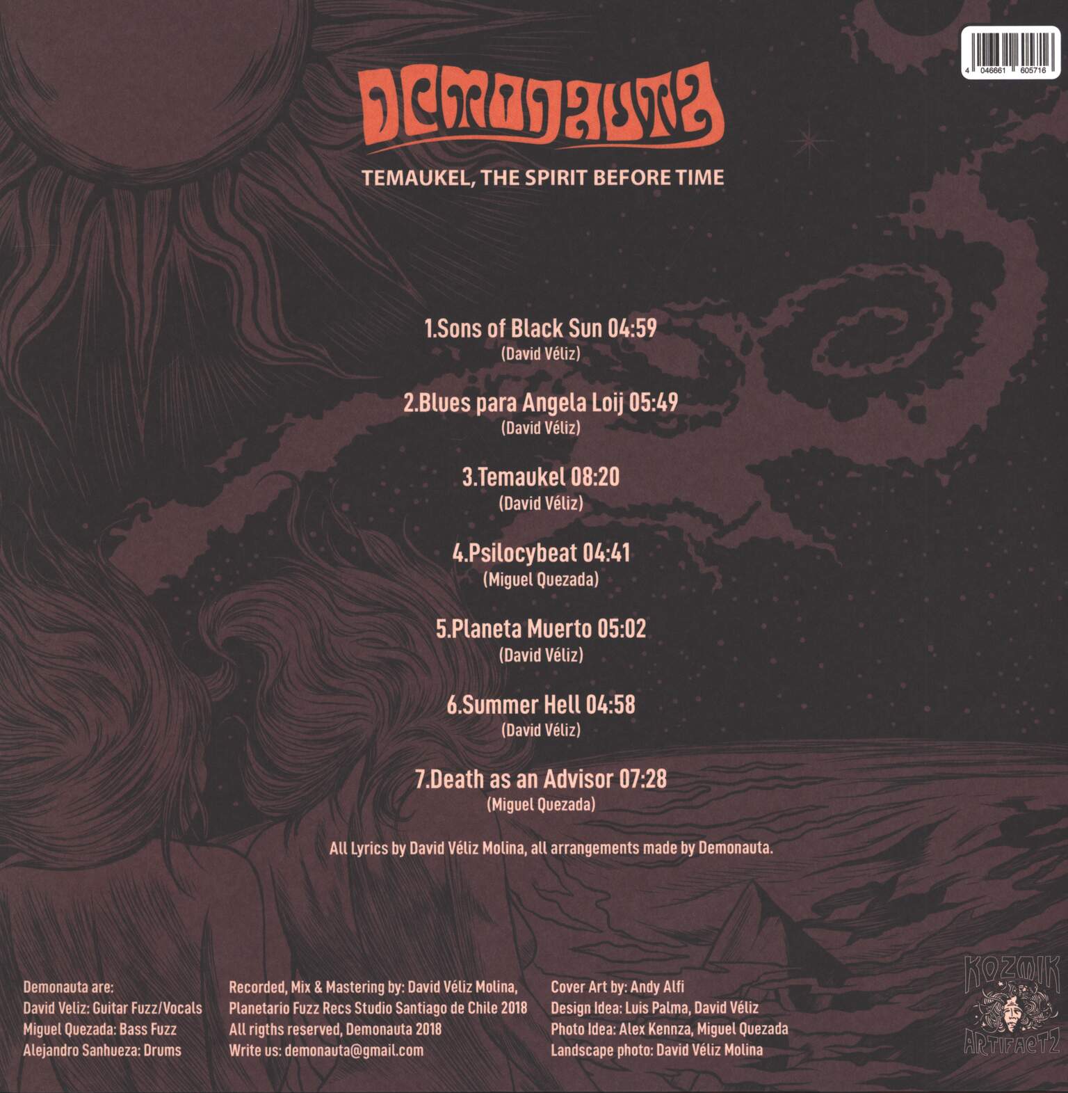Demonauta: Part 2: Temaukel, The Spirit Before Time, 1×LP (Vinyl)