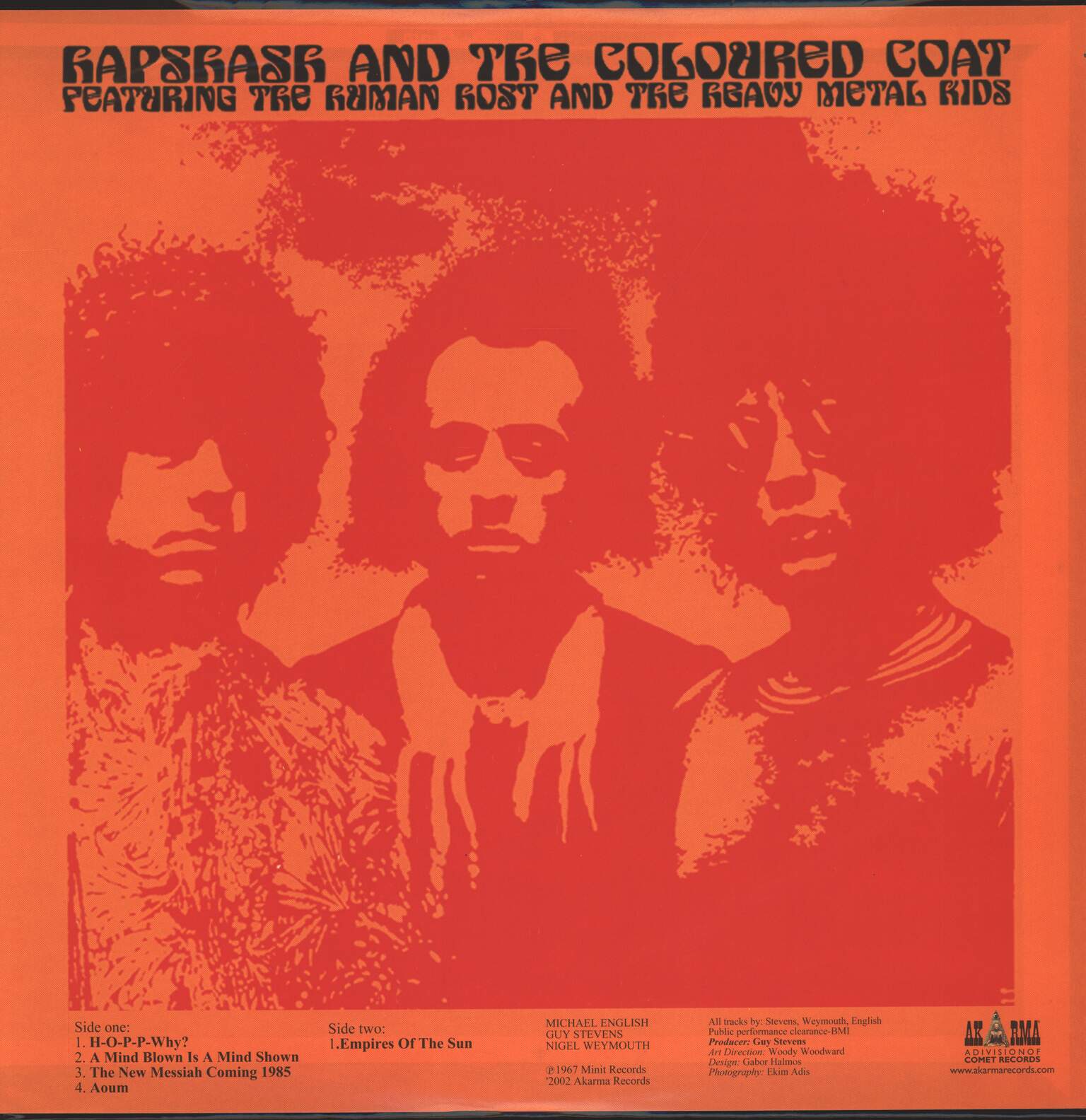 Hapshash & The Coloured Coat: Featuring The Human Host And The Heavy Metal Kids, 1×LP (Vinyl)