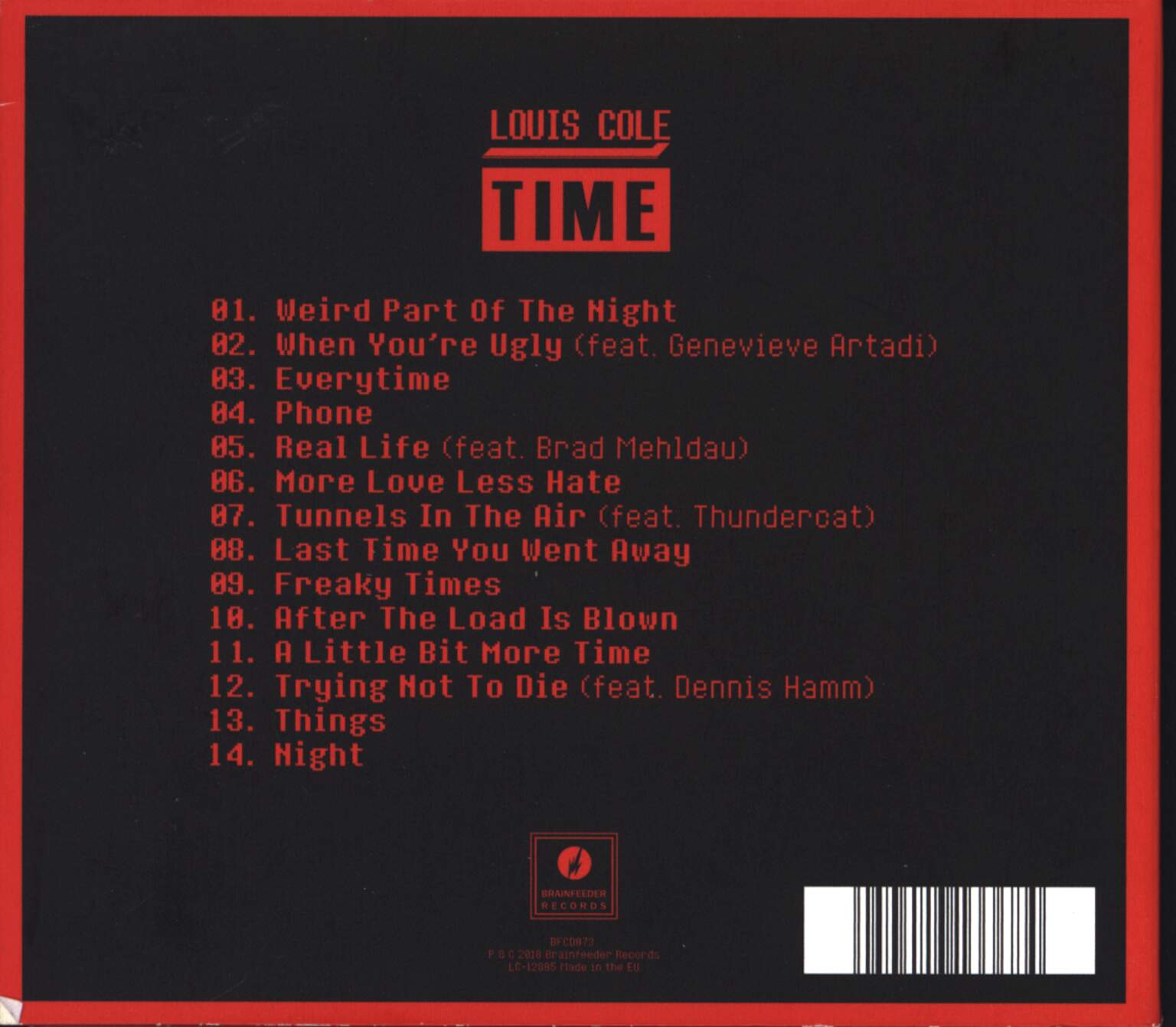 Louis Cole: Time, 1×CD