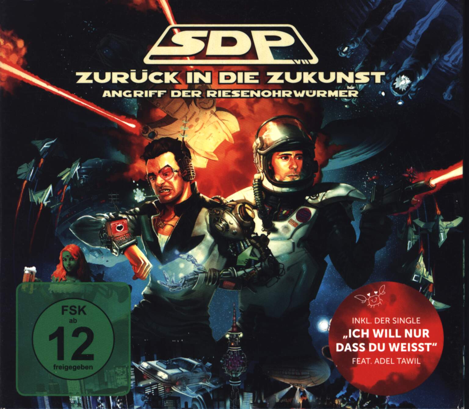 SDP: Zurück In Die Zukunst, 1×CD, 1×DVD