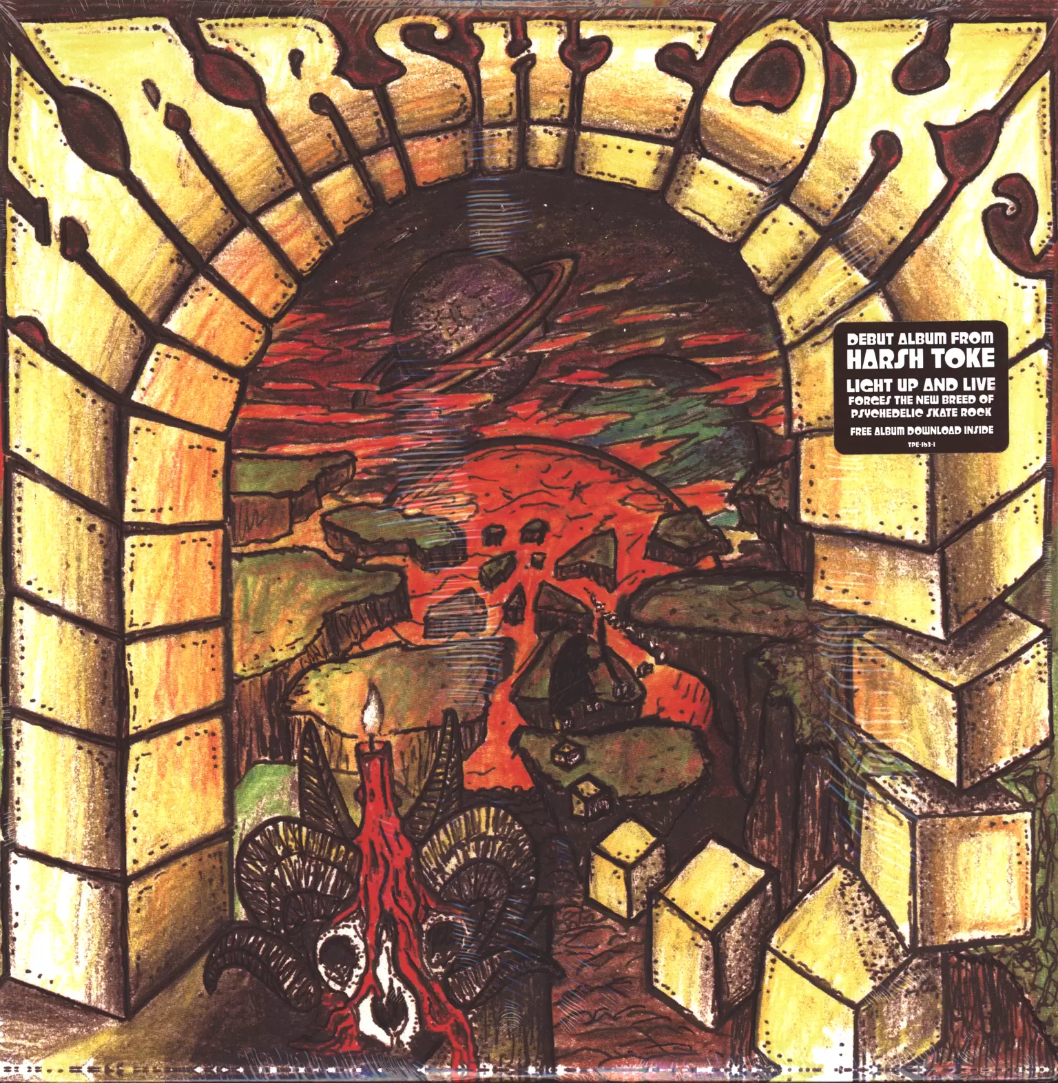 Harsh Toke: Light Up And Live, 1×LP (Vinyl)