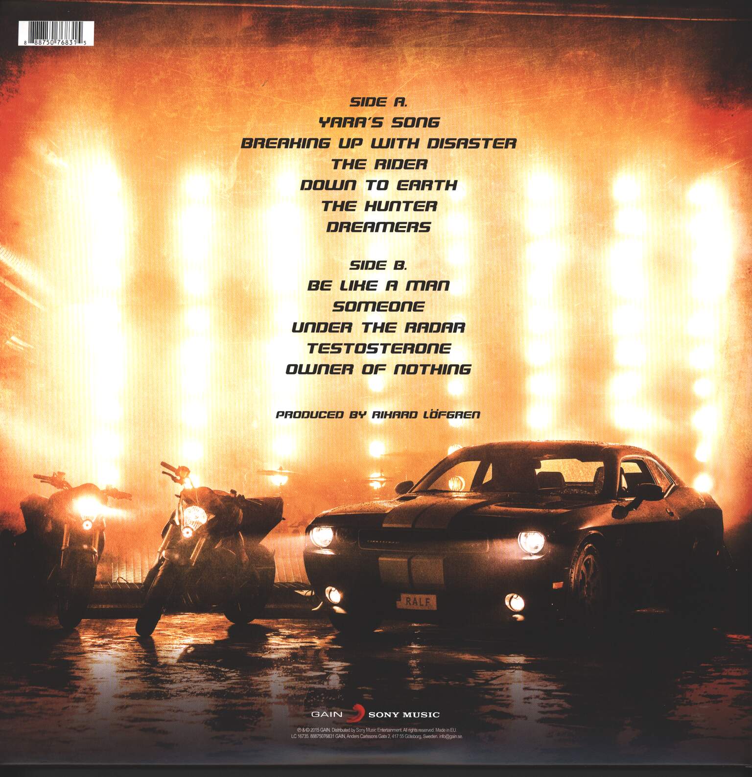 Mustasch: Testosterone, 1×LP (Vinyl)