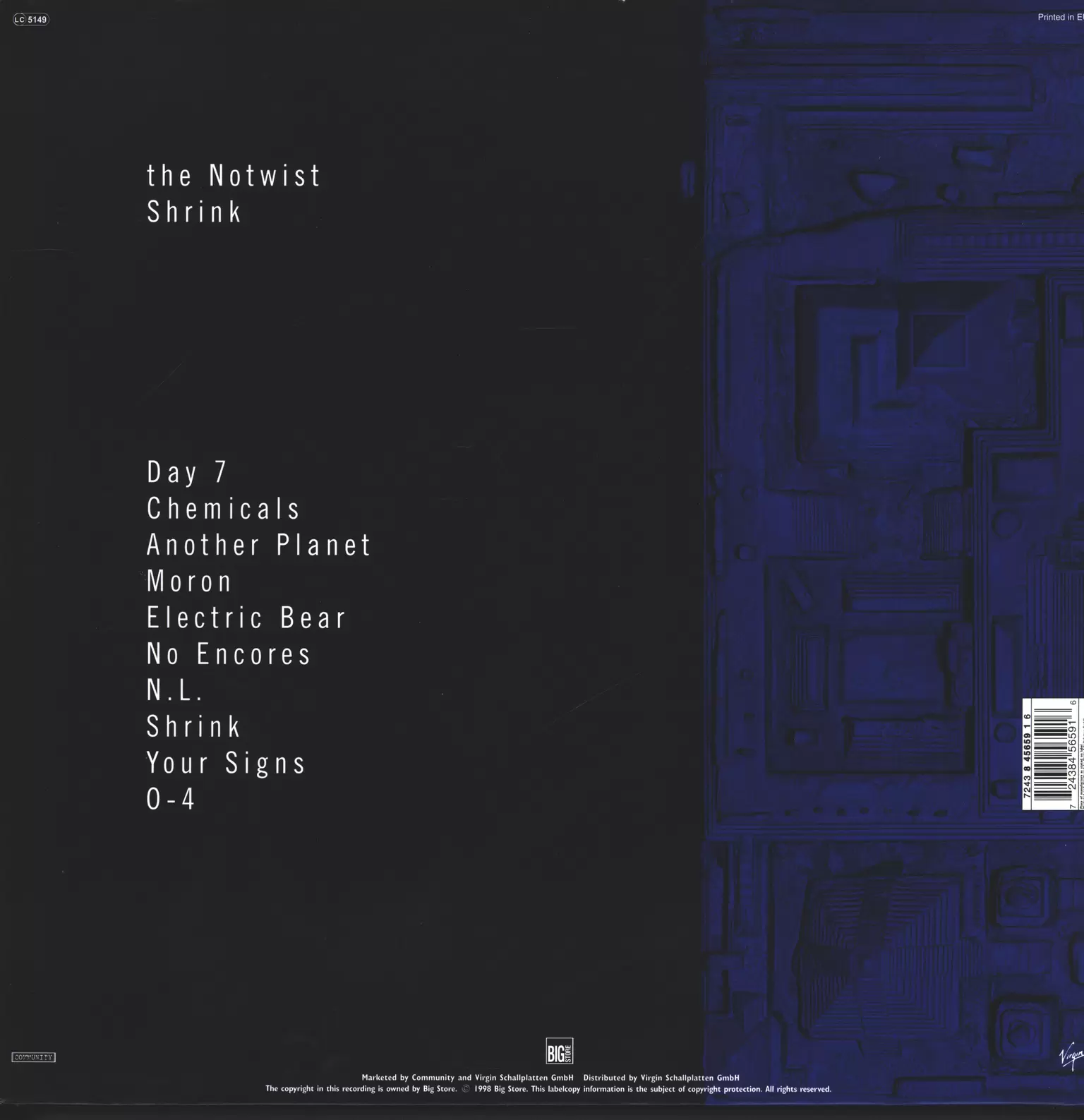The Notwist: Shrink, 1×LP (Vinyl)