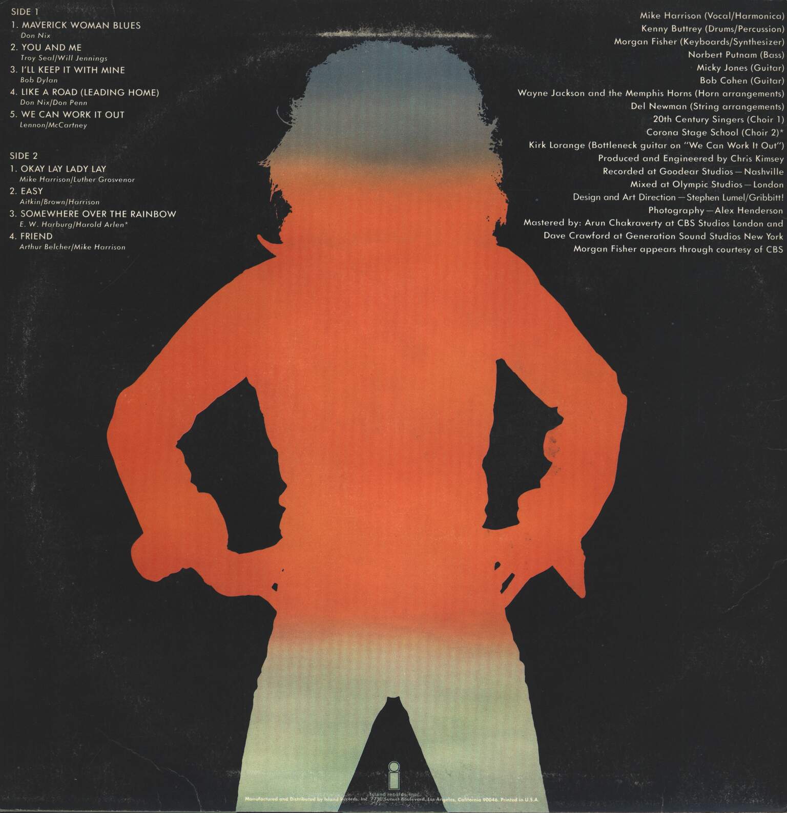 Mike Harrison: Rainbow Rider, 1×LP (Vinyl)